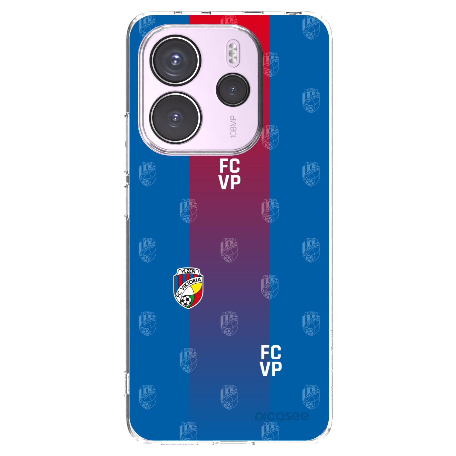 Picasee silikonový průhledný obal pro Xiaomi Redmi Note 14 4G - FC Viktoria Plzeň F