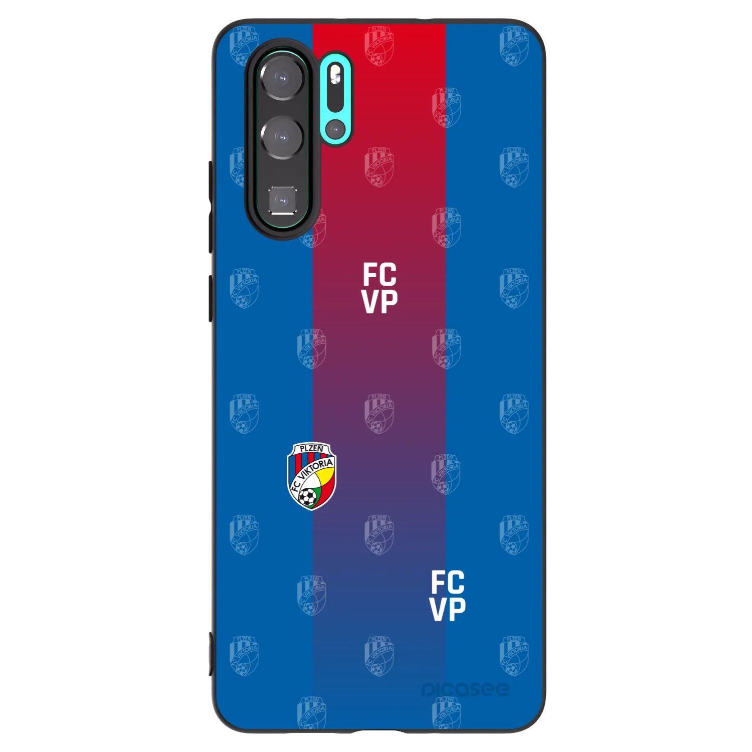 Picasee silikonový černý obal pro Huawei P30 Pro - FC Viktoria Plzeň F