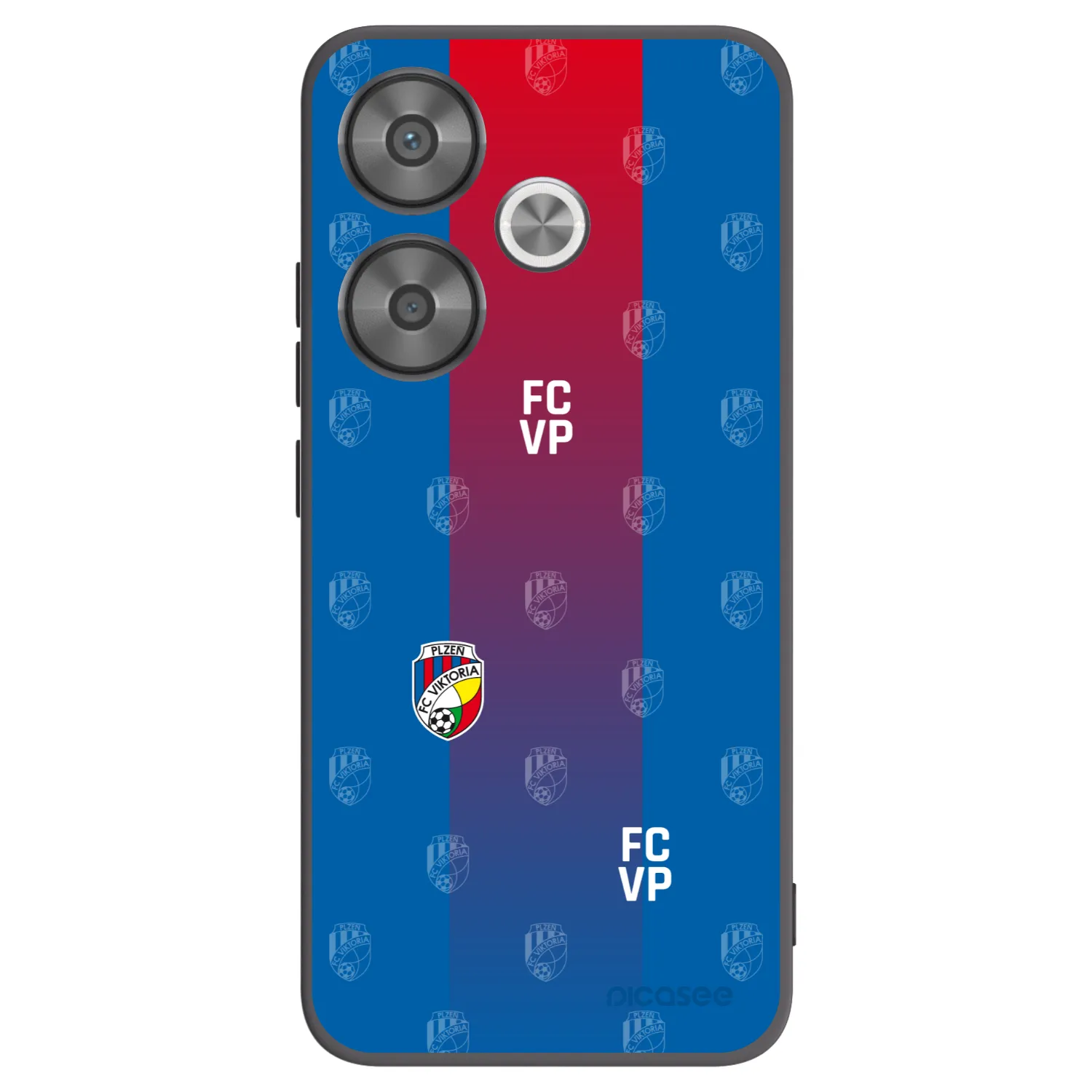 Picasee silikonový černý obal pro Xiaomi Poco F6 - FC Viktoria Plzeň F