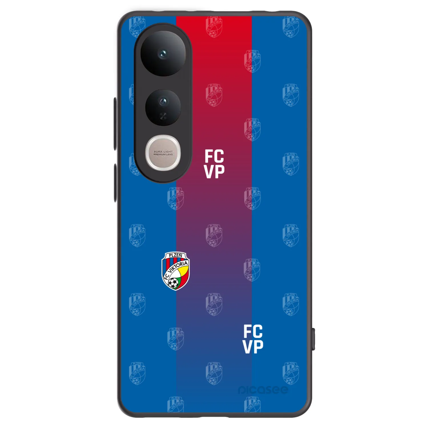 Picasee silikonový černý obal pro Vivo V50 Lite 5G - FC Viktoria Plzeň F