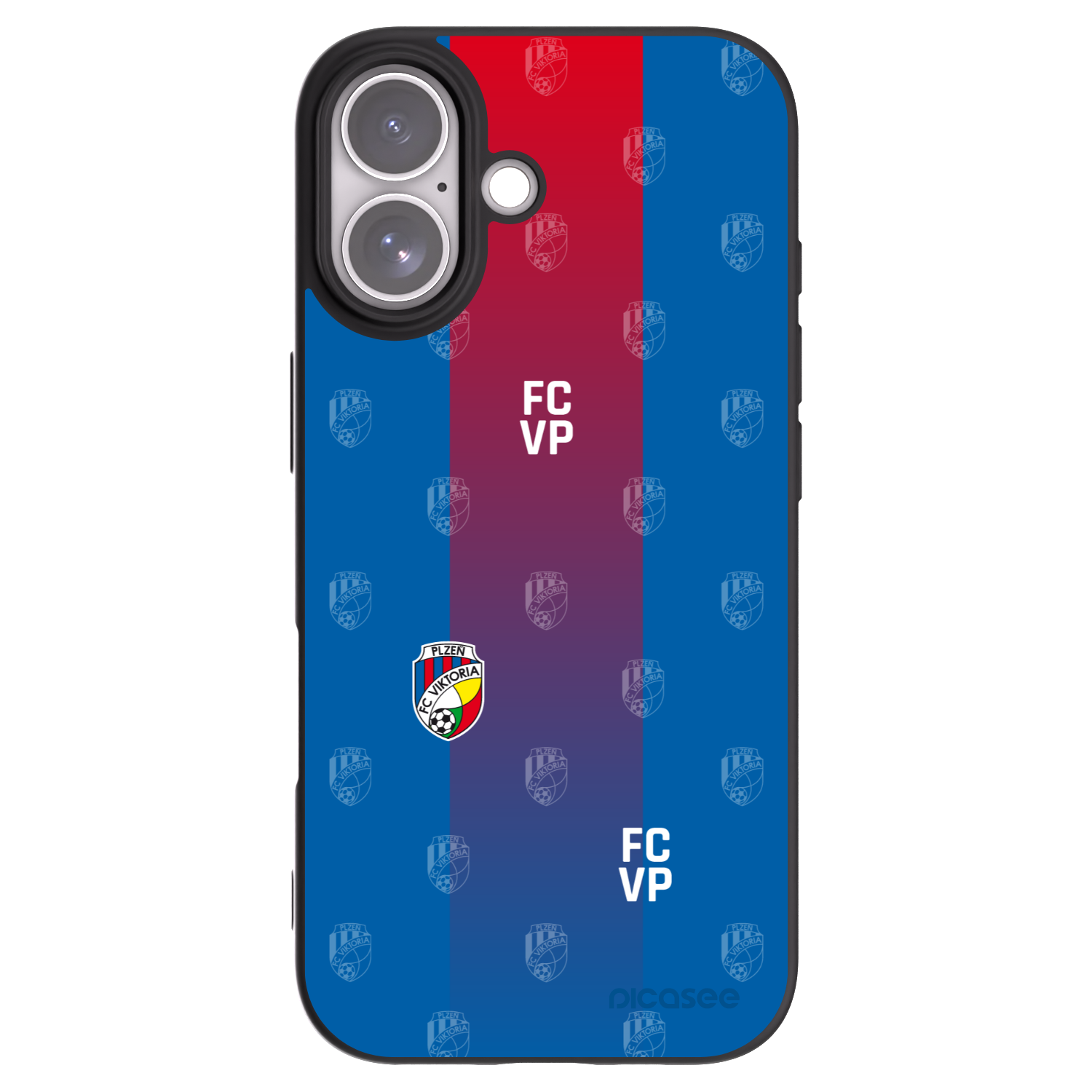 Picasee silikonový černý obal pro Apple iPhone 17 - FC Viktoria Plzeň F