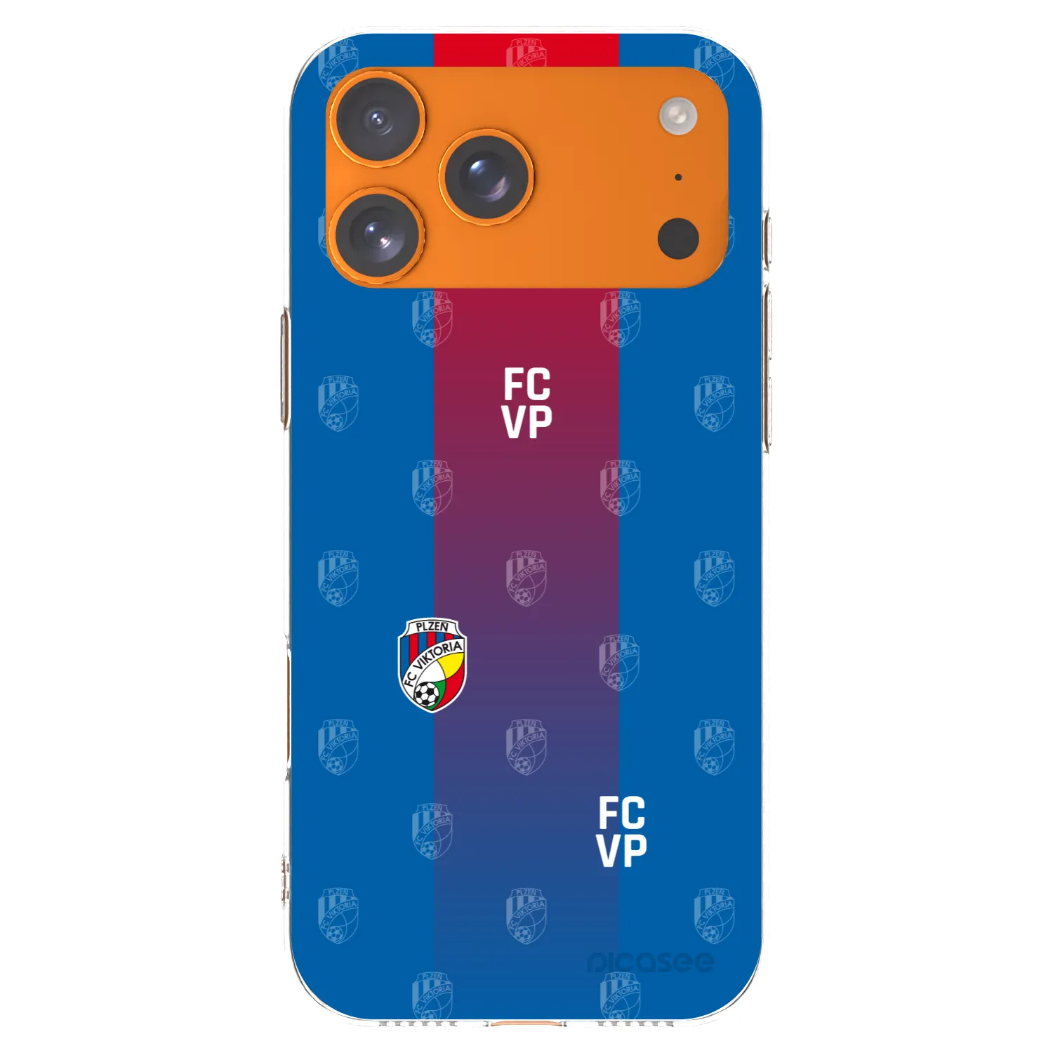 Picasee silikonový průhledný obal pro Apple iPhone 17 Pro Max - FC Viktoria Plzeň F
