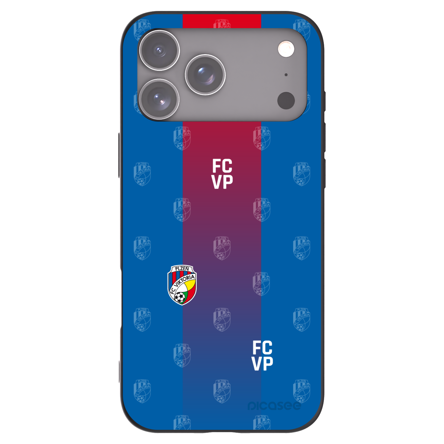 Picasee silikonový černý obal pro Apple iPhone 17 Pro Max - FC Viktoria Plzeň F