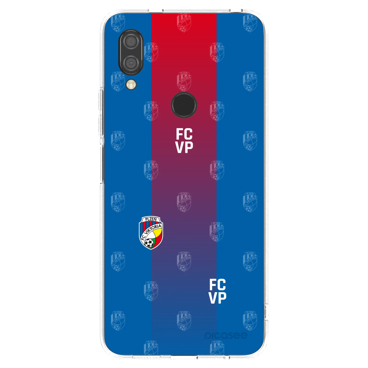 Picasee silikonový průhledný obal pro Xiaomi Redmi 7 - FC Viktoria Plzeň F