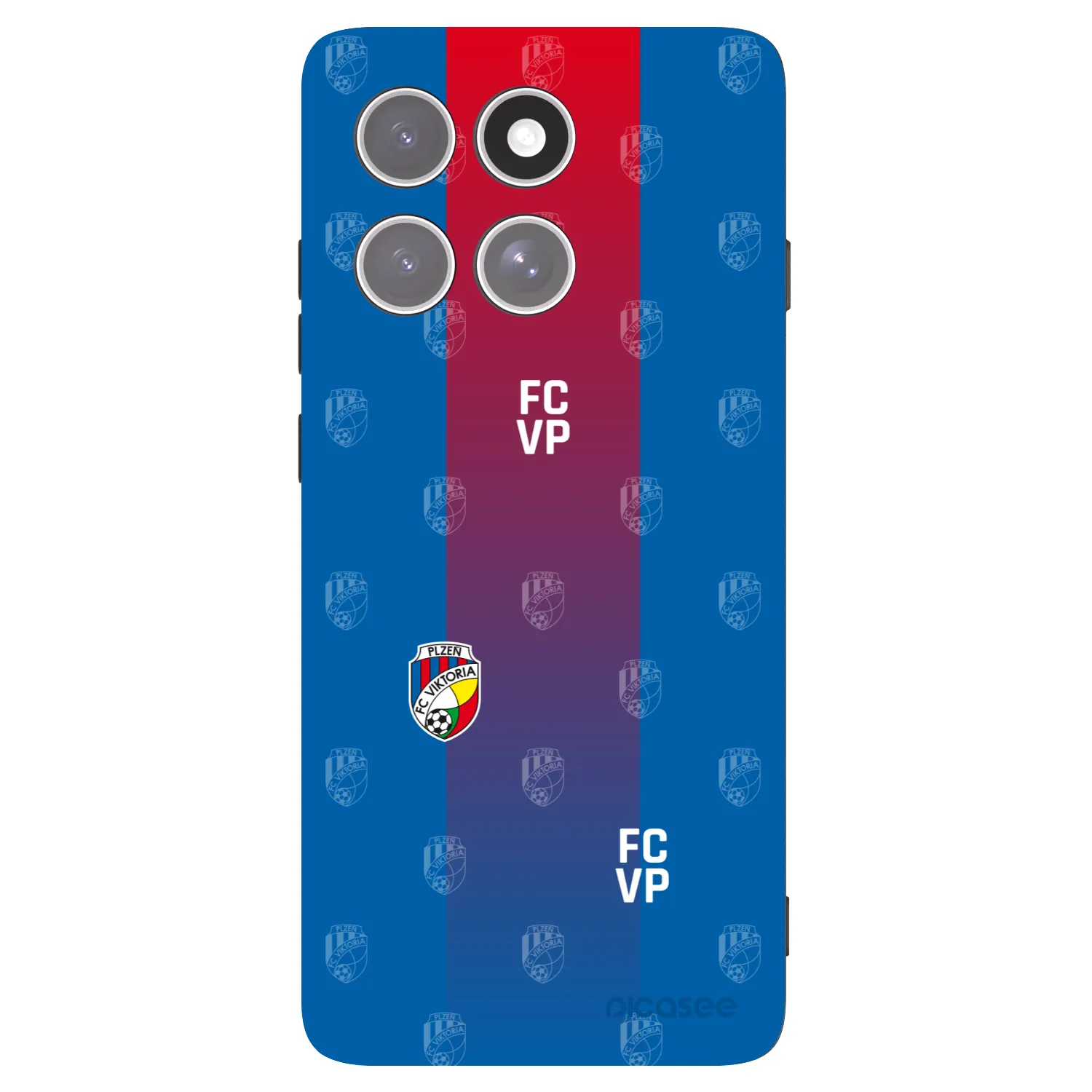 Picasee silikonový černý obal pro Motorola Edge 60 Pro - FC Viktoria Plzeň F