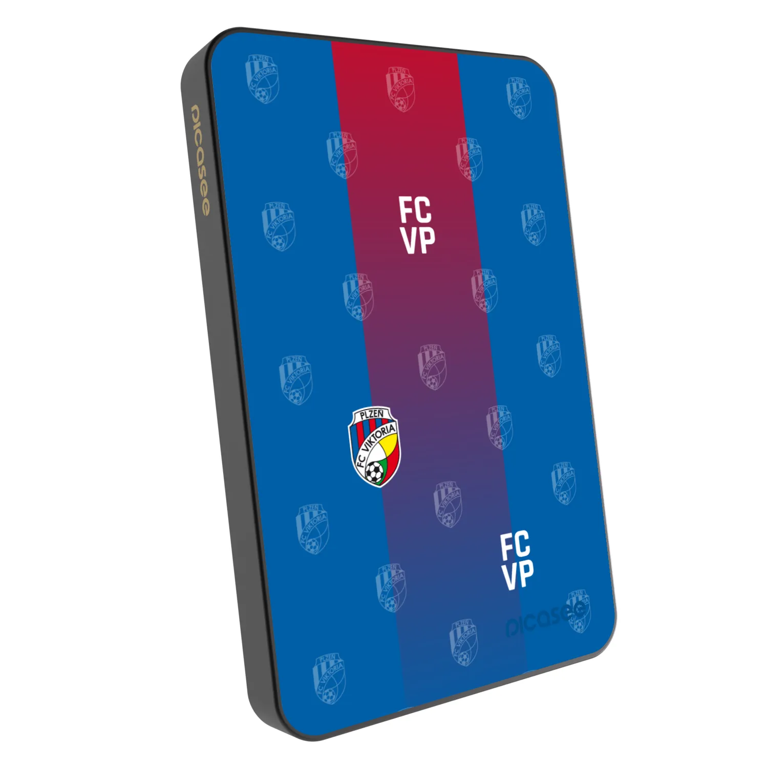 Picasee Powerbanka s MagSafe 5 000 mAh Šedá - FC Viktoria Plzeň F