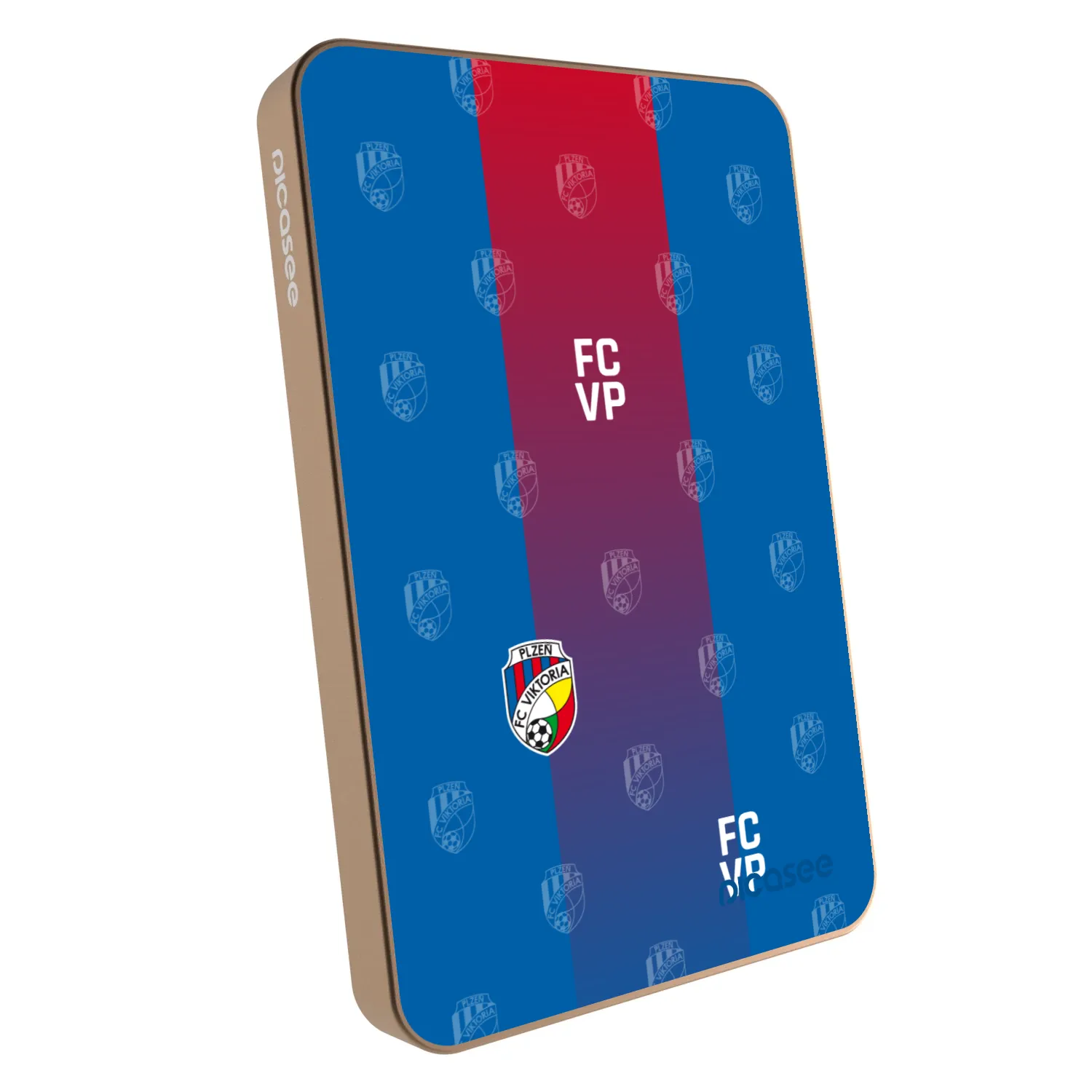 Picasee Powerbanka s MagSafe 5 000 mAh Zlatá - FC Viktoria Plzeň F