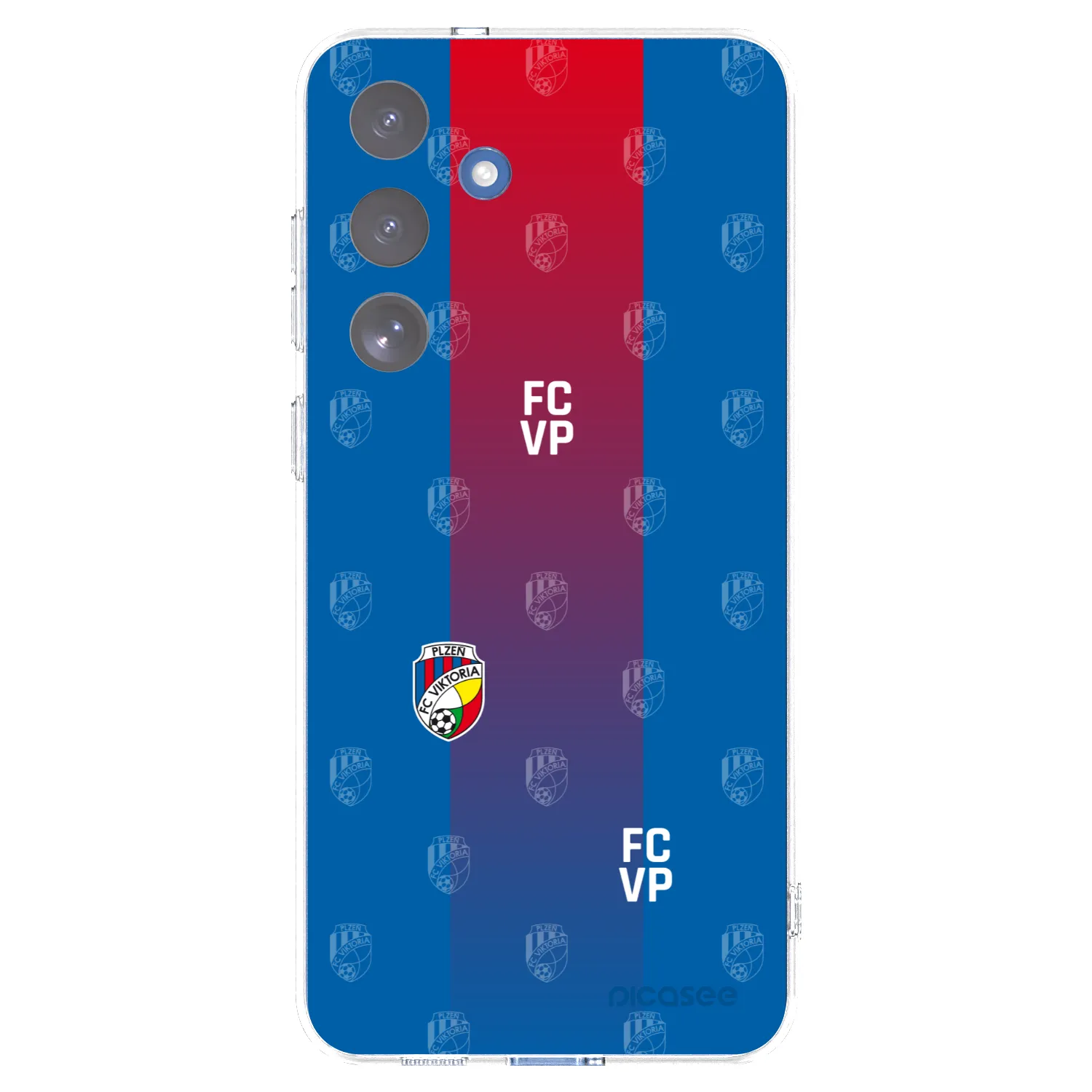 Picasee silikonový průhledný obal pro Samsung Galaxy S25 FE 5G - FC Viktoria Plzeň F