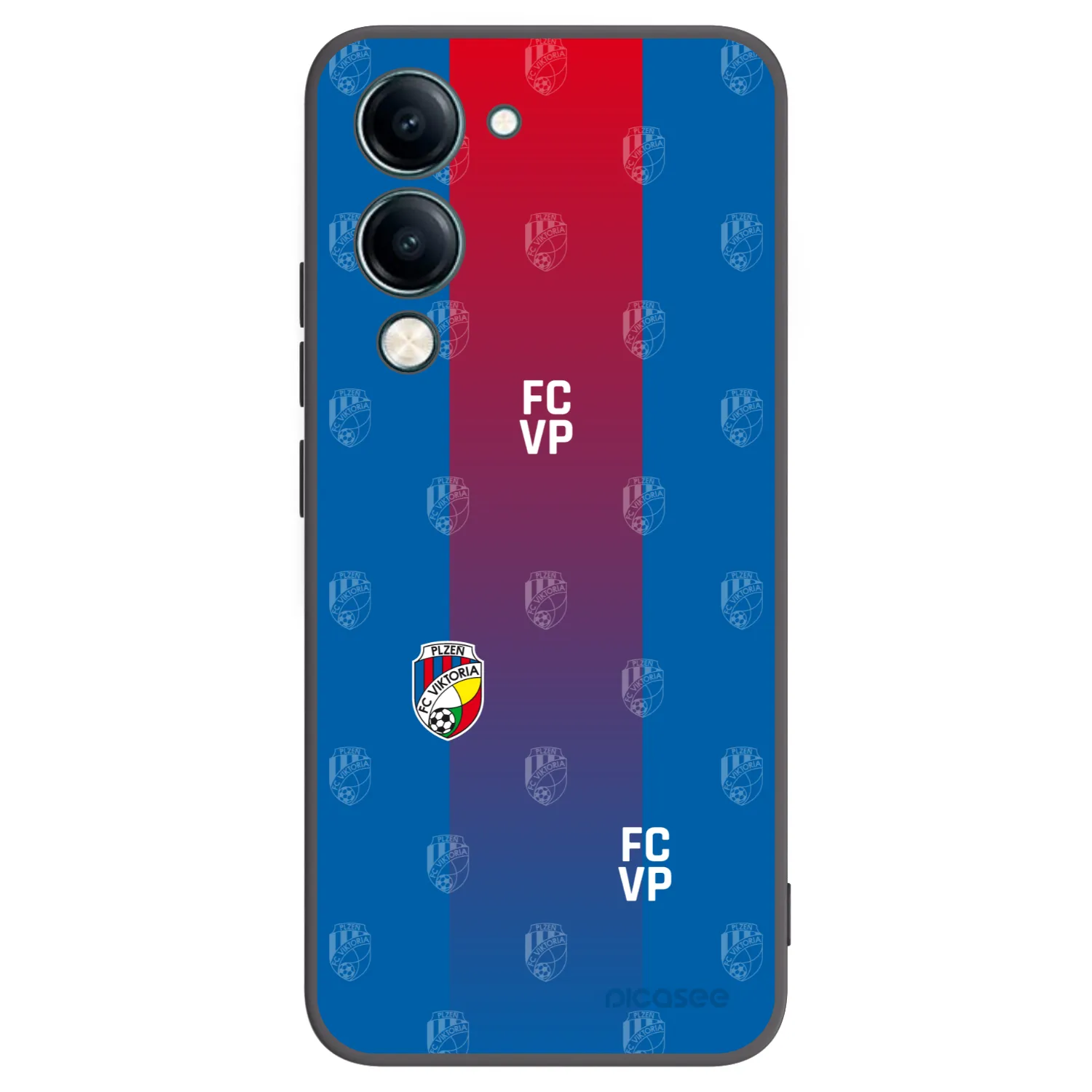 Picasee silikonový černý obal pro Vivo Y29s 5G - FC Viktoria Plzeň F