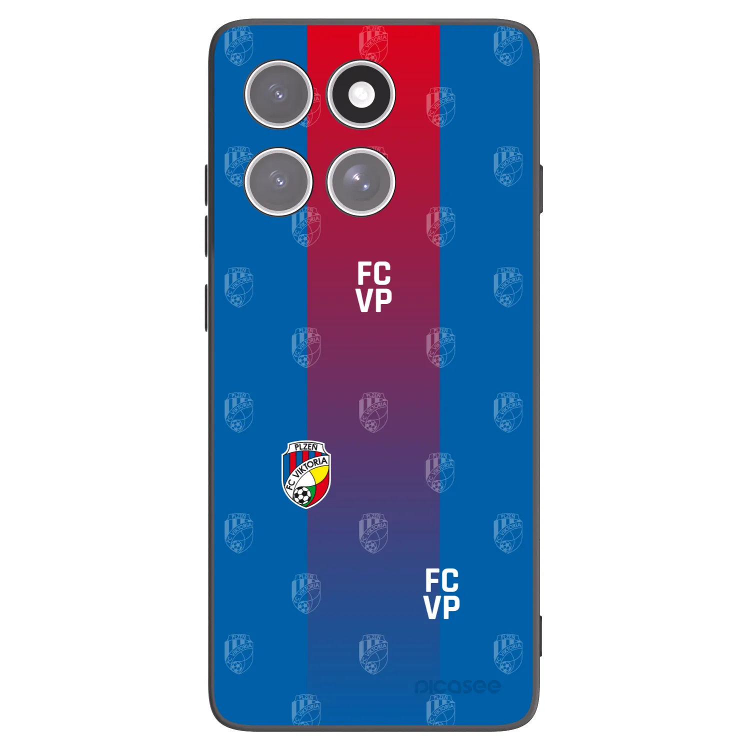 Picasee silikonový černý obal pro Motorola Edge 60 Fusion - FC Viktoria Plzeň F