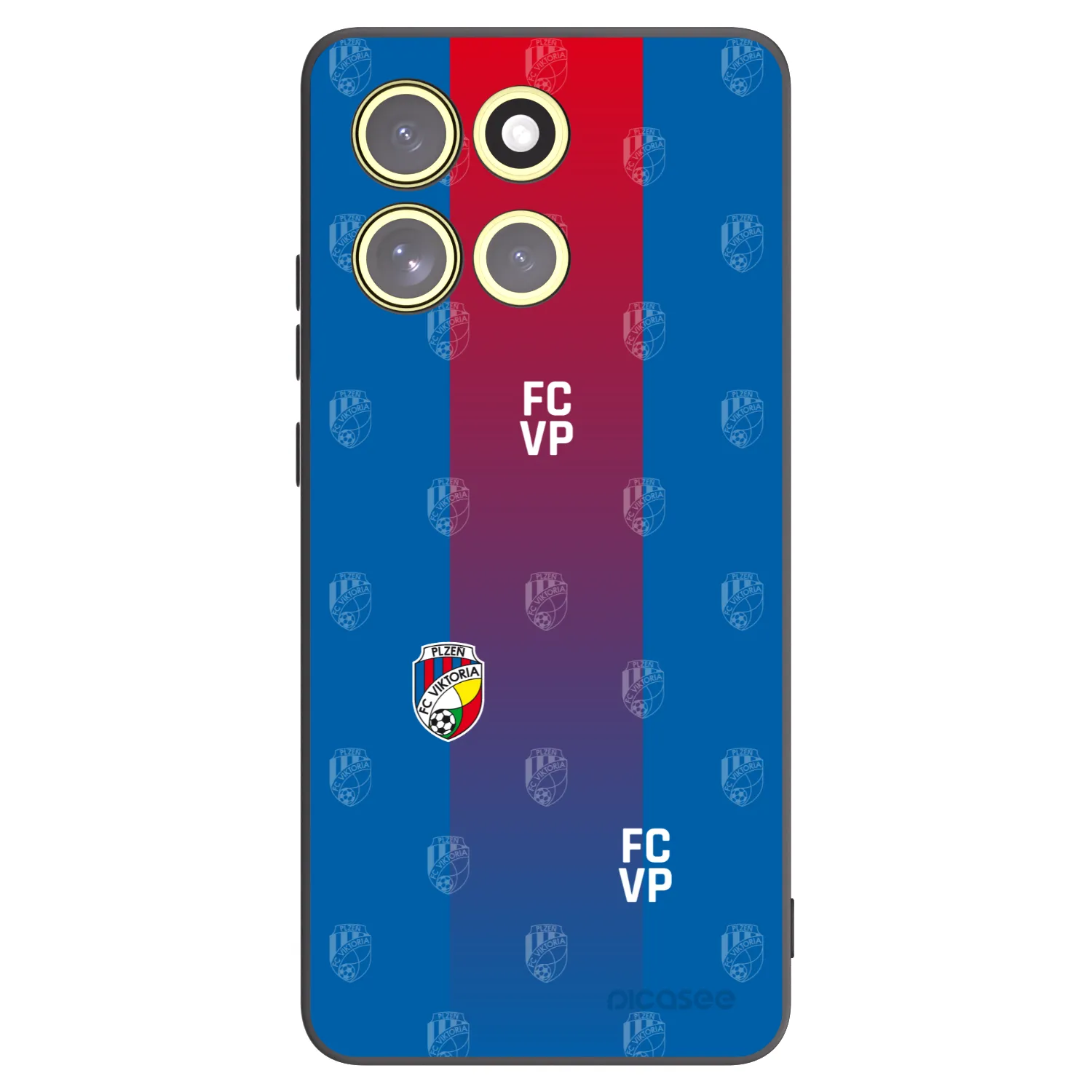 Picasee silikonový černý obal pro Motorola Moto G86 Power 5G - FC Viktoria Plzeň F