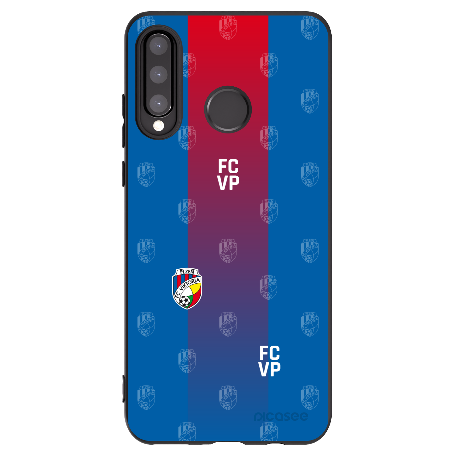 Picasee silikonový černý obal pro Huawei P30 Lite - FC Viktoria Plzeň F