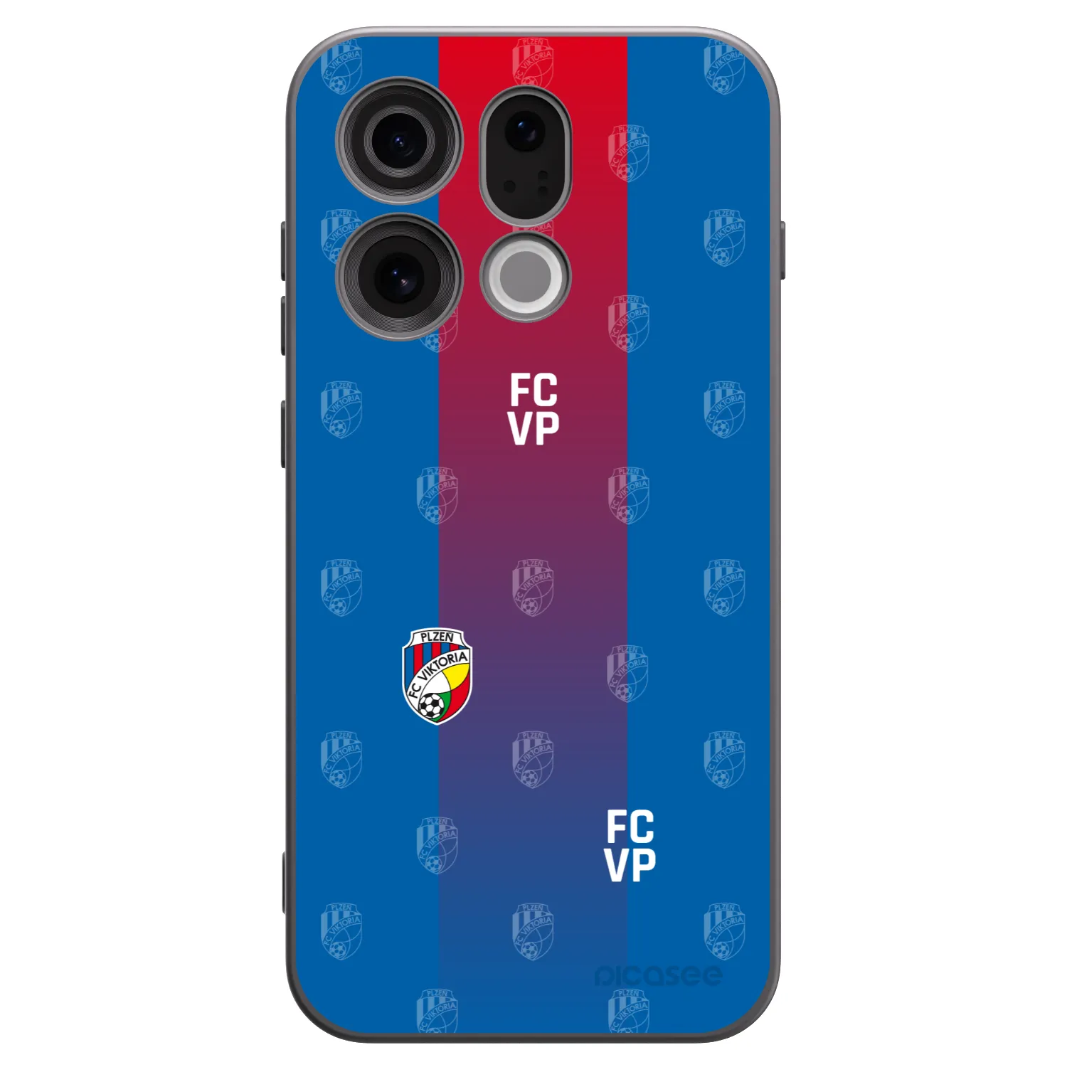 Picasee silikonový černý obal pro OPPO Find X9 - FC Viktoria Plzeň F