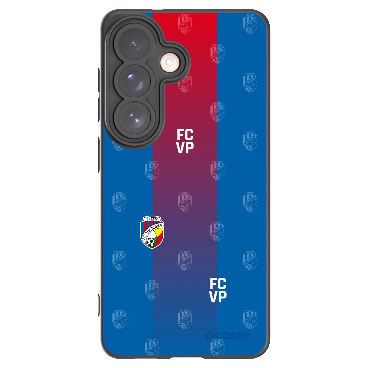 Picasee silikonový černý obal pro Samsung Galaxy S26 - FC Viktoria Plzeň F