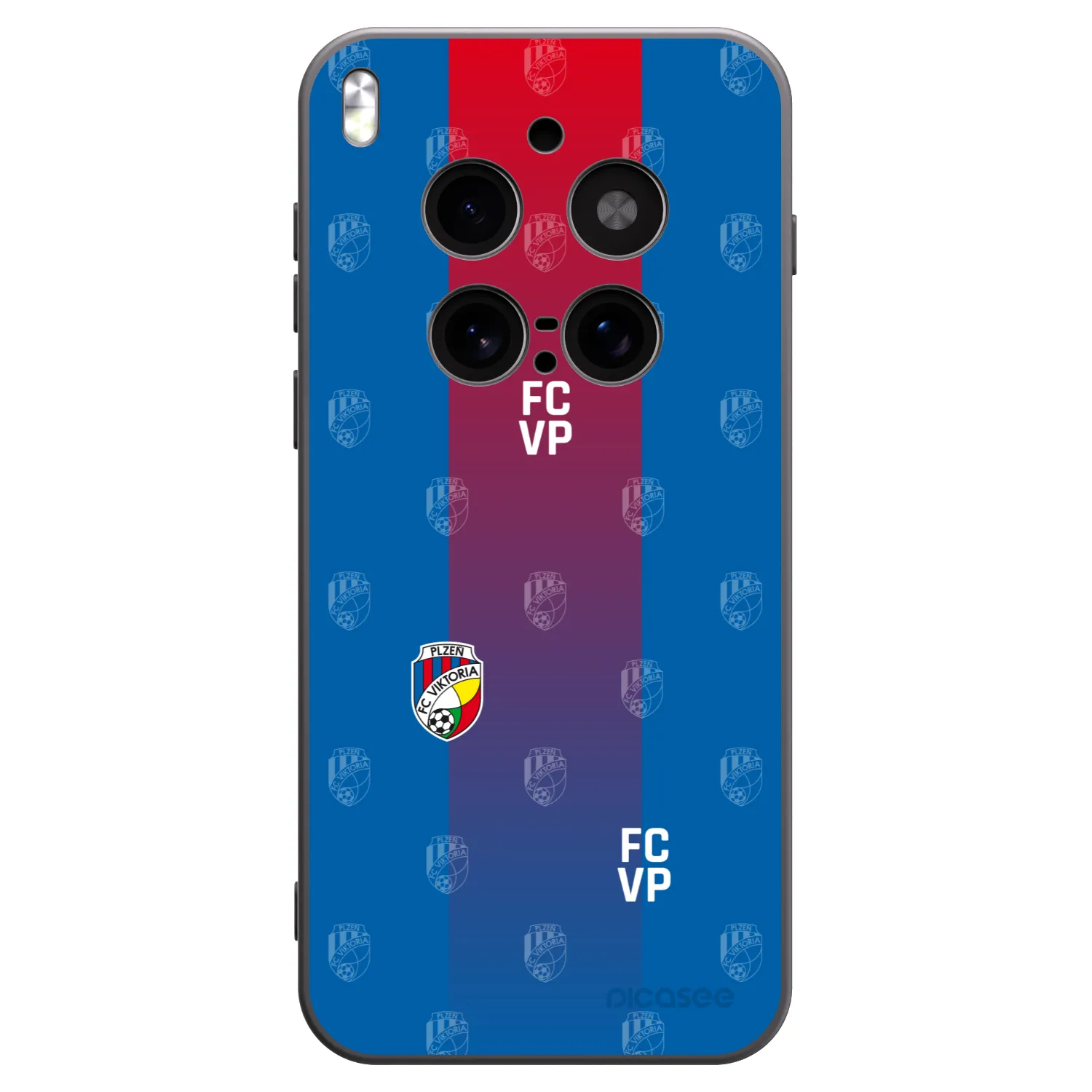 Picasee silikonový černý obal pro Vivo X300 Pro - FC Viktoria Plzeň F