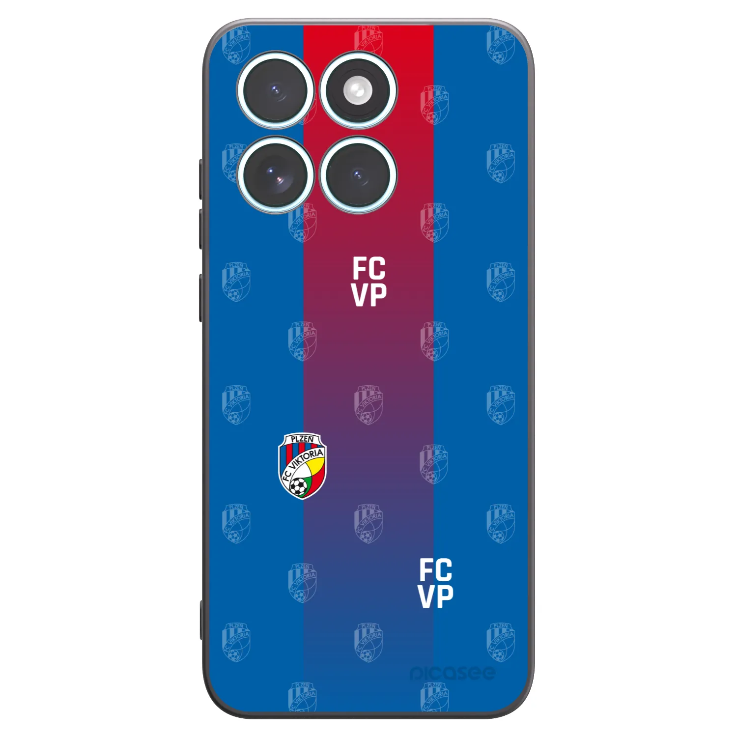 Picasee silikonový černý obal pro Motorola Edge 70 Fusion - FC Viktoria Plzeň F