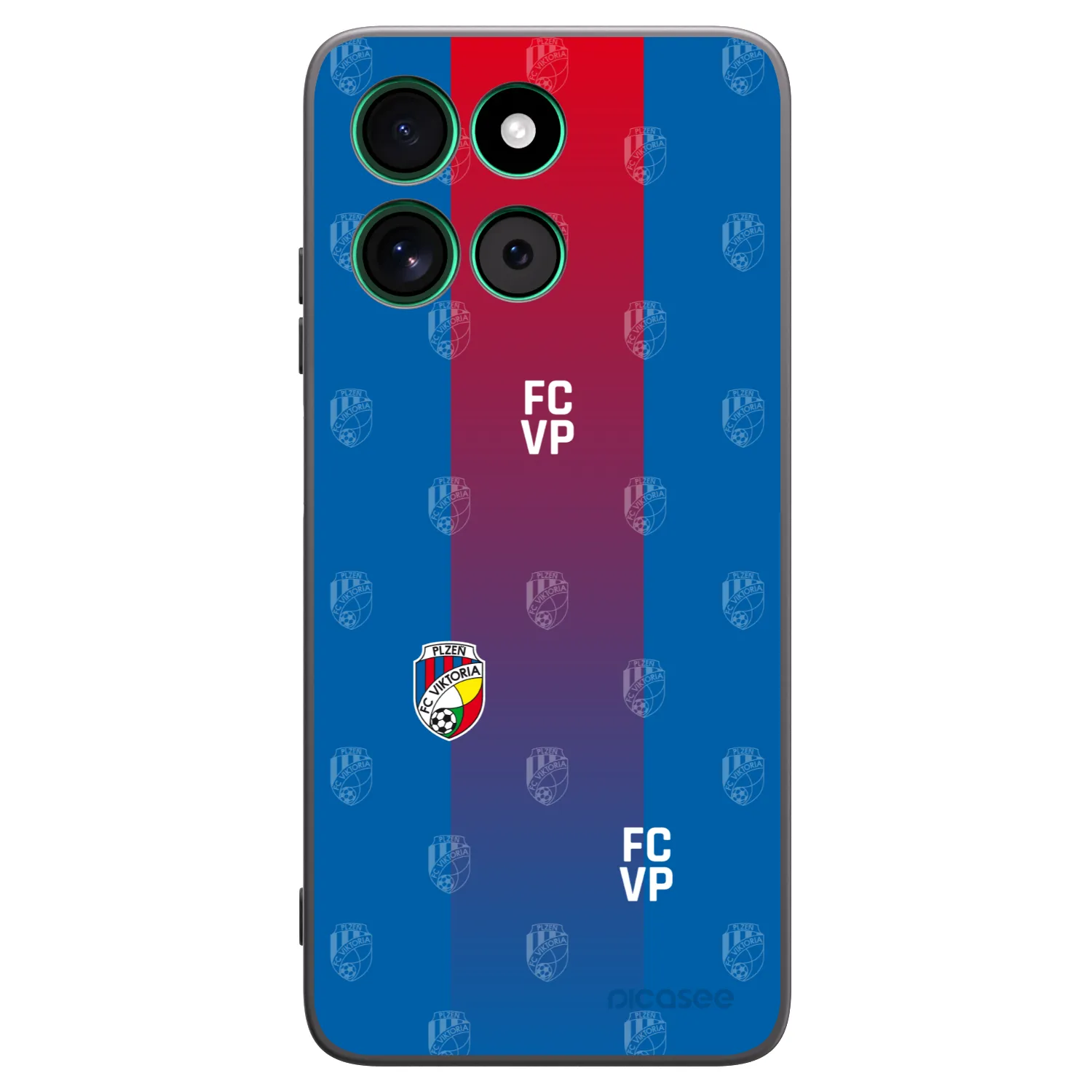 Picasee silikonový černý obal pro Motorola Moto G57 Power - FC Viktoria Plzeň F