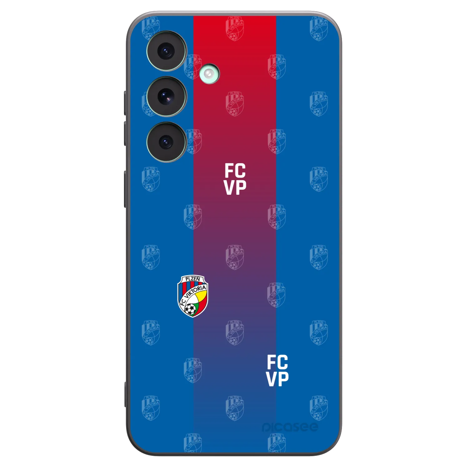 Picasee silikonový černý obal pro Samsung Galaxy S26 FE - FC Viktoria Plzeň F