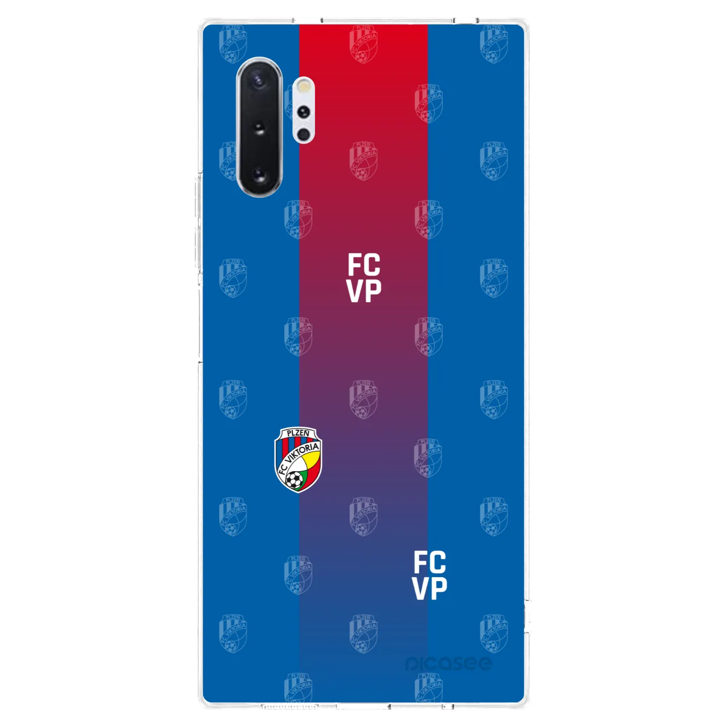 Picasee silikonový průhledný obal pro Samsung Galaxy Note 10+ N975F - FC Viktoria Plzeň F