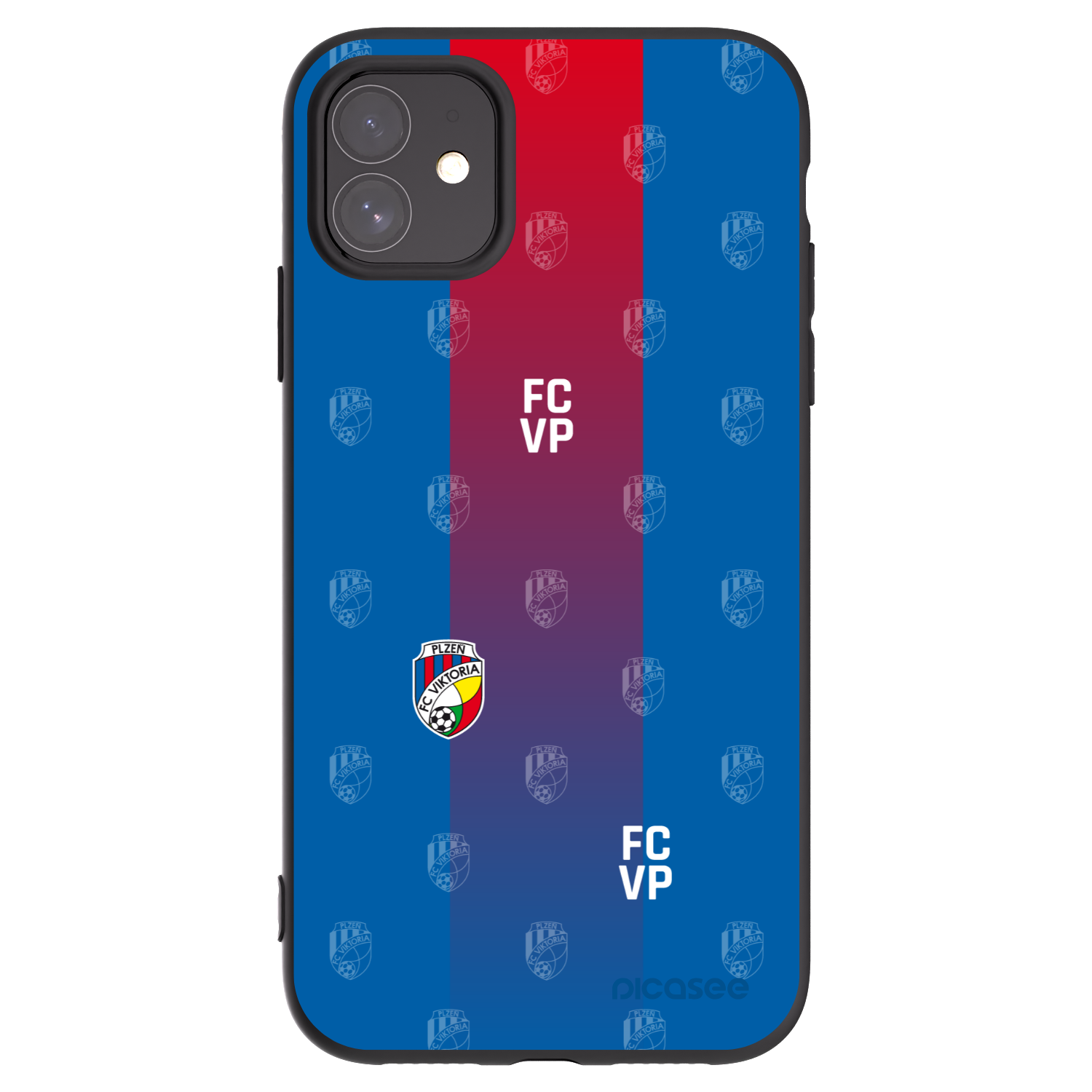 Picasee silikonový černý obal pro Apple iPhone 11 - FC Viktoria Plzeň F