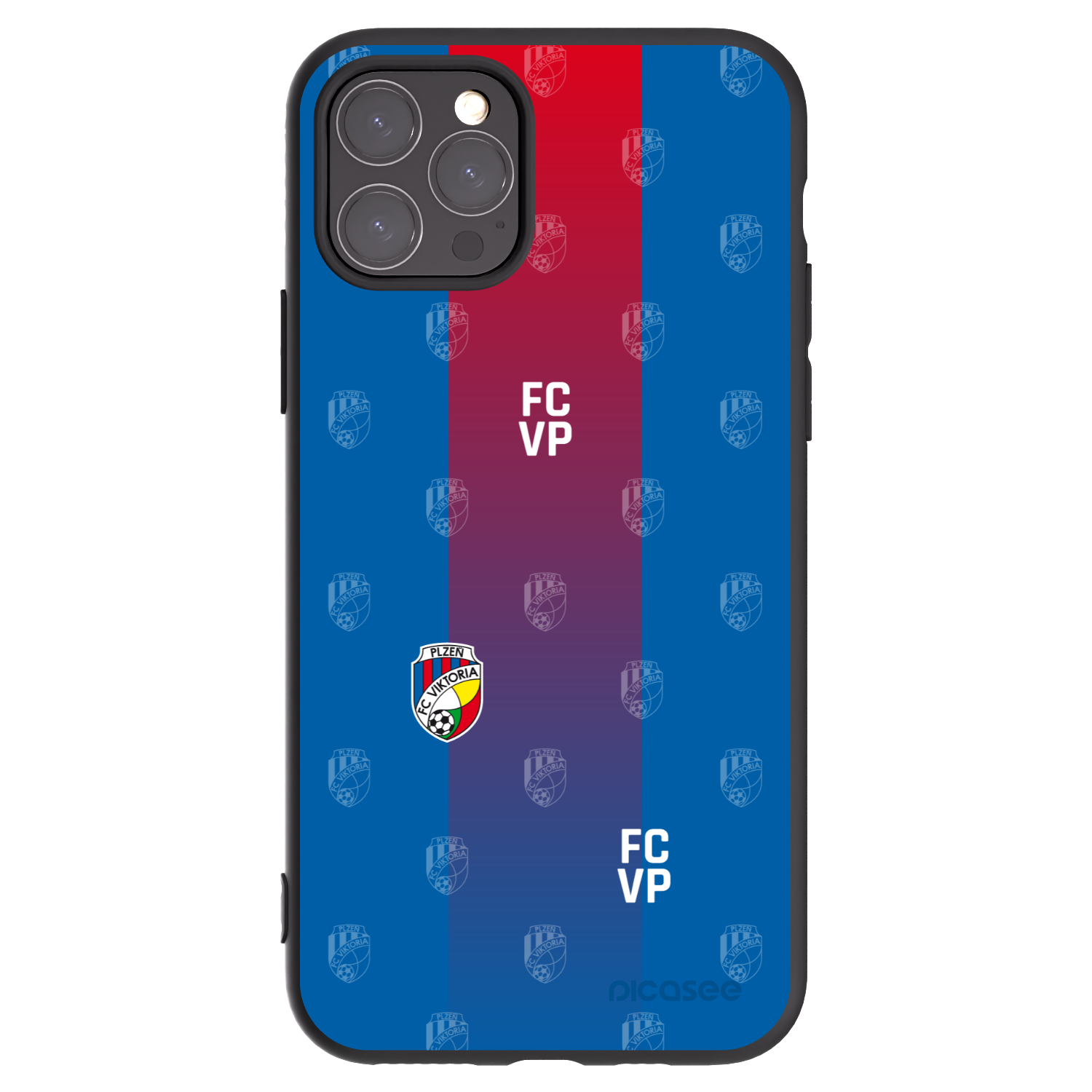 Picasee silikonový černý obal pro Apple iPhone 11 Pro - FC Viktoria Plzeň F