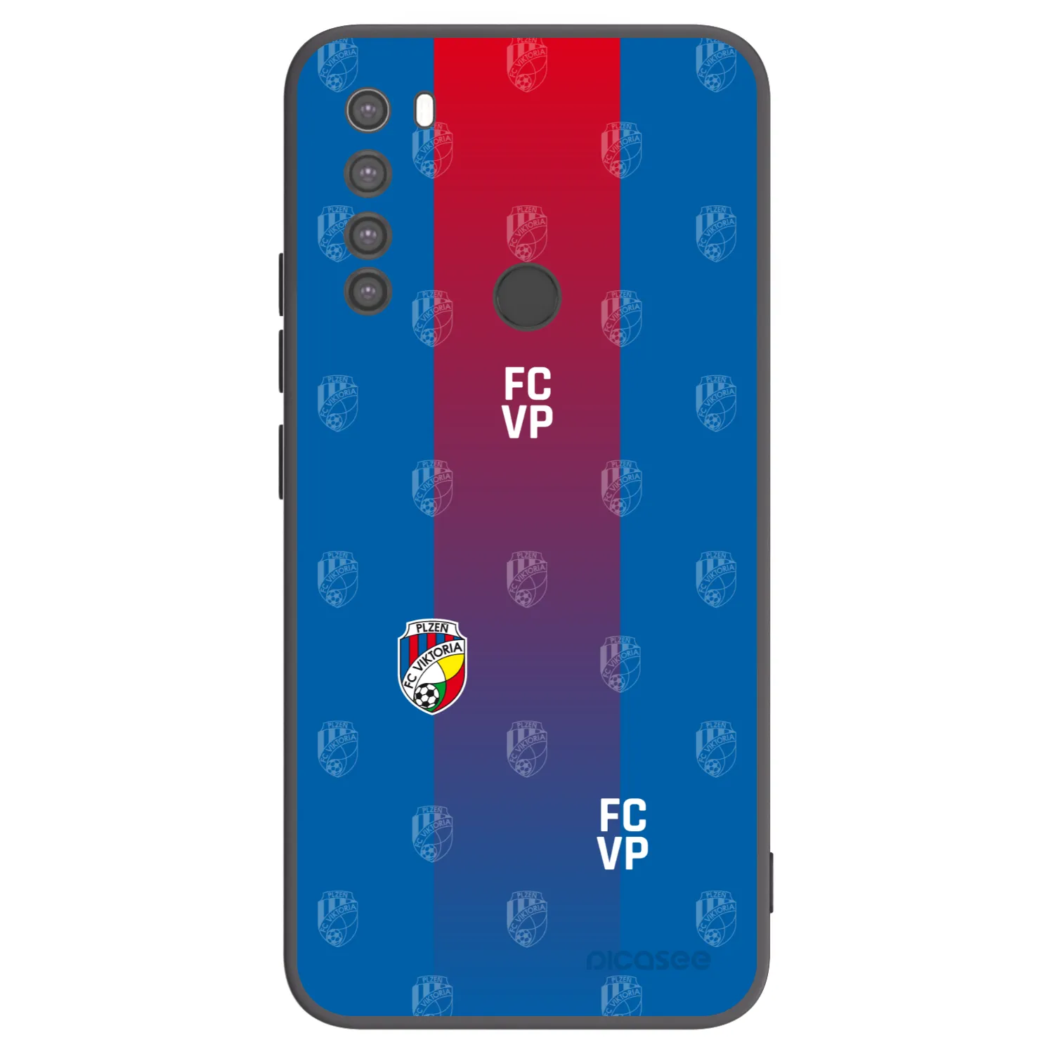 Picasee silikonový černý obal pro Xiaomi Redmi Note 8 - FC Viktoria Plzeň F