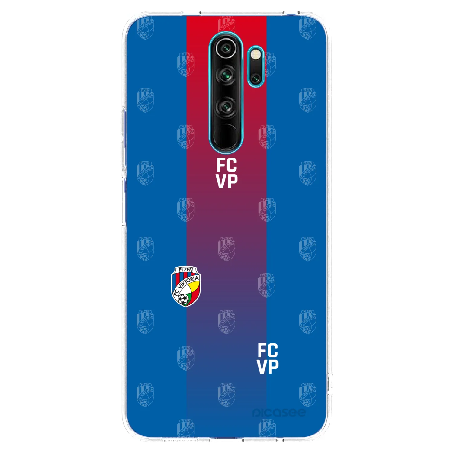 Picasee silikonový průhledný obal pro Xiaomi Redmi Note 8 Pro - FC Viktoria Plzeň F