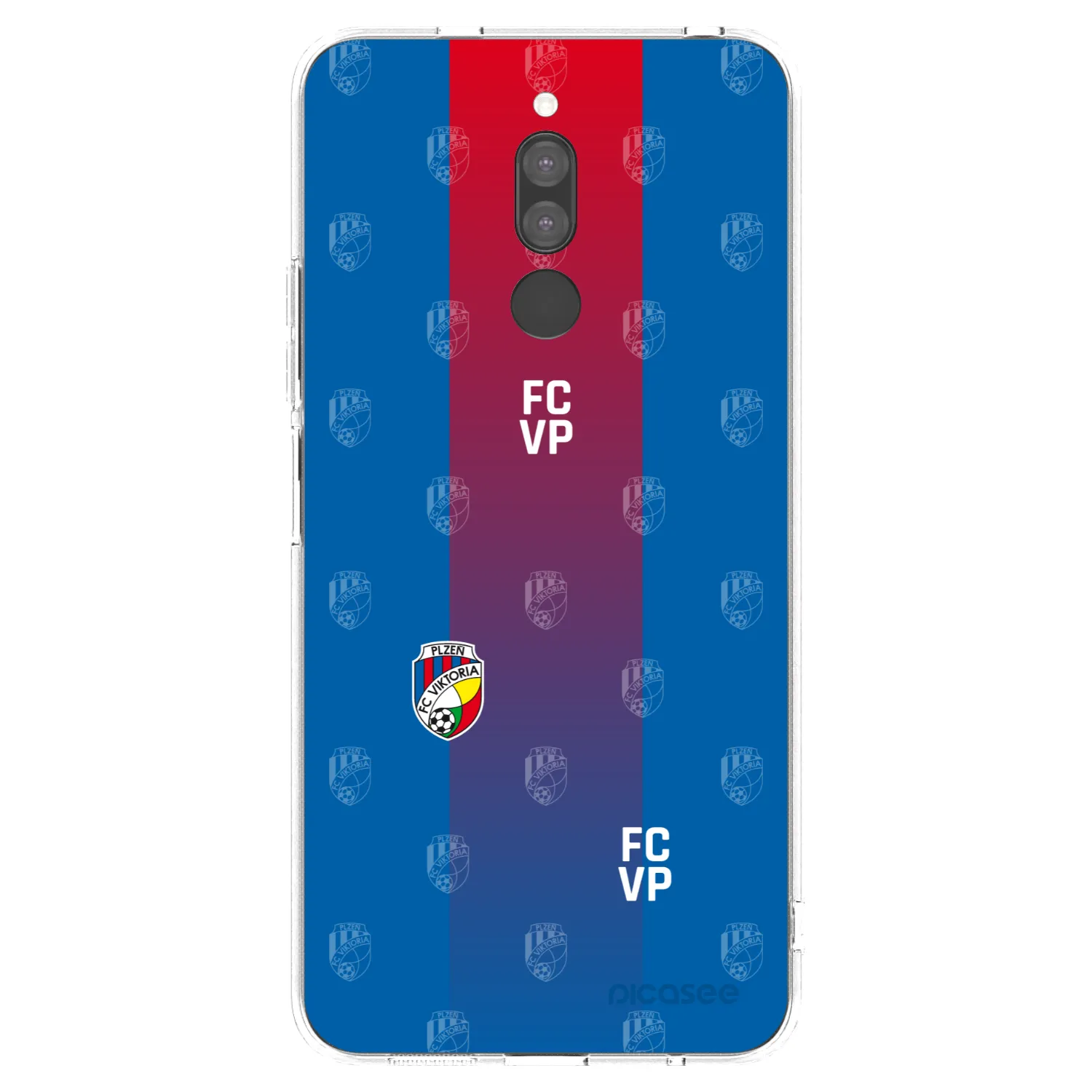 Picasee silikonový průhledný obal pro Xiaomi Redmi 8 - FC Viktoria Plzeň F