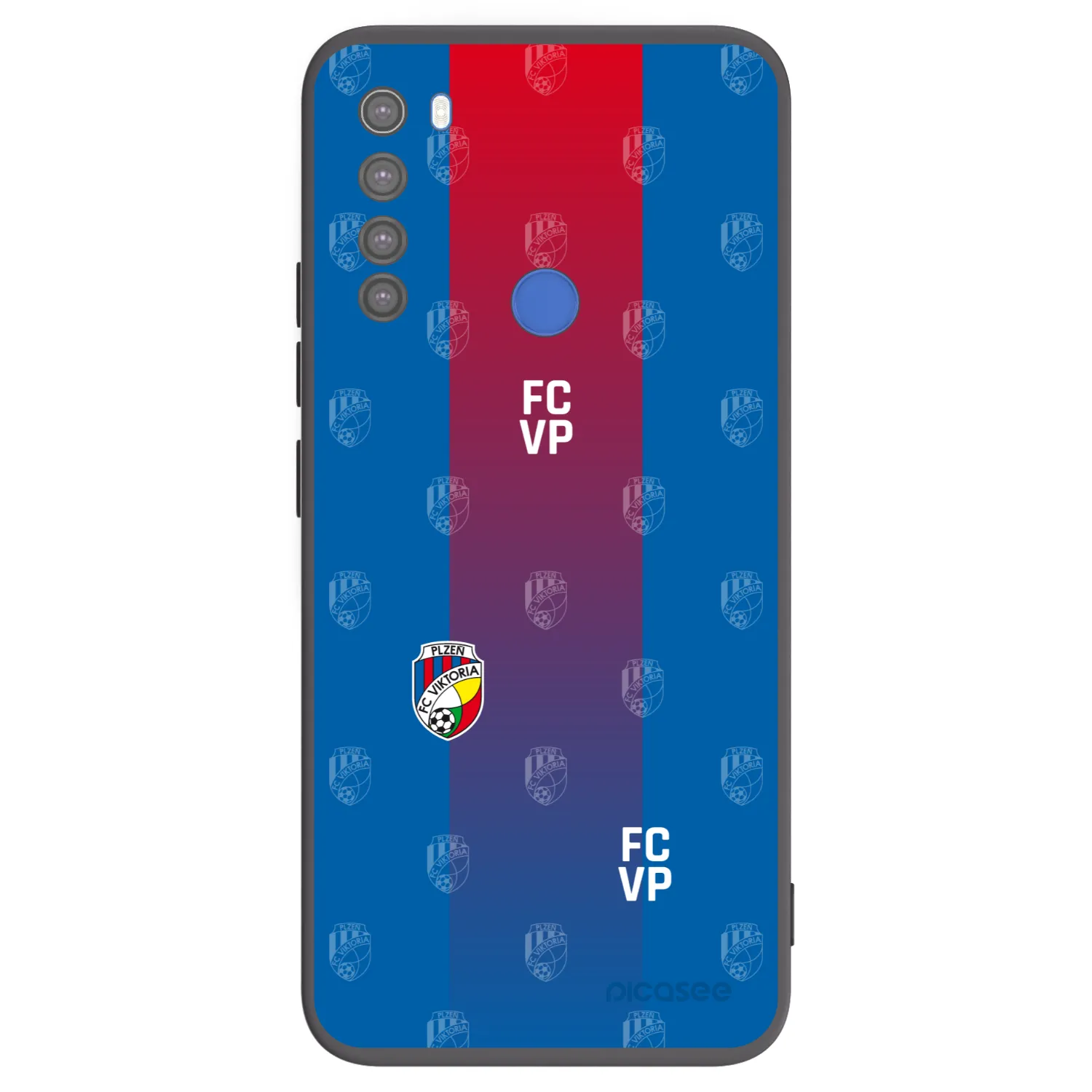 Picasee silikonový černý obal pro Xiaomi Redmi Note 8T - FC Viktoria Plzeň F