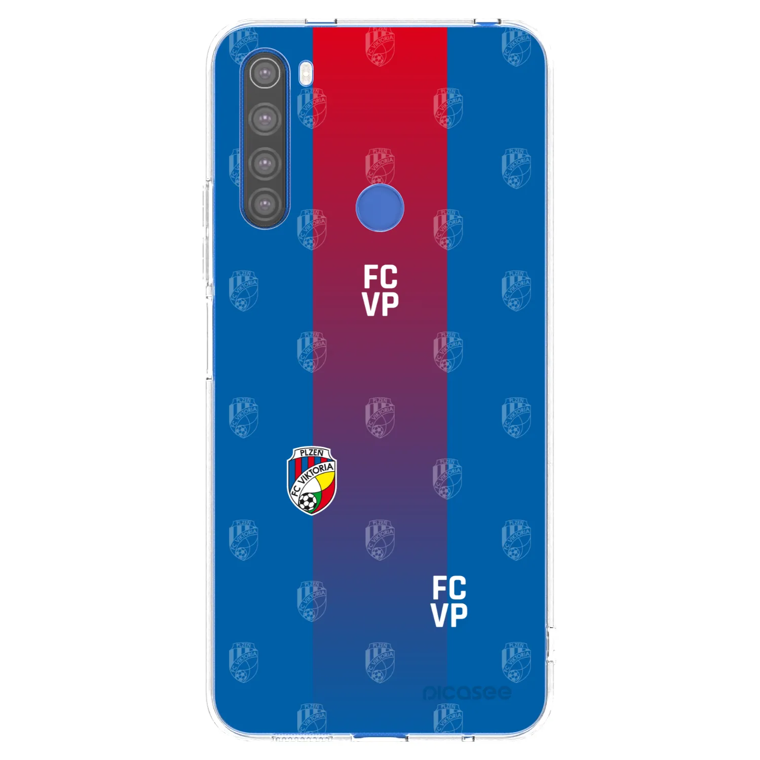 Picasee silikonový průhledný obal pro Xiaomi Redmi Note 8T - FC Viktoria Plzeň F