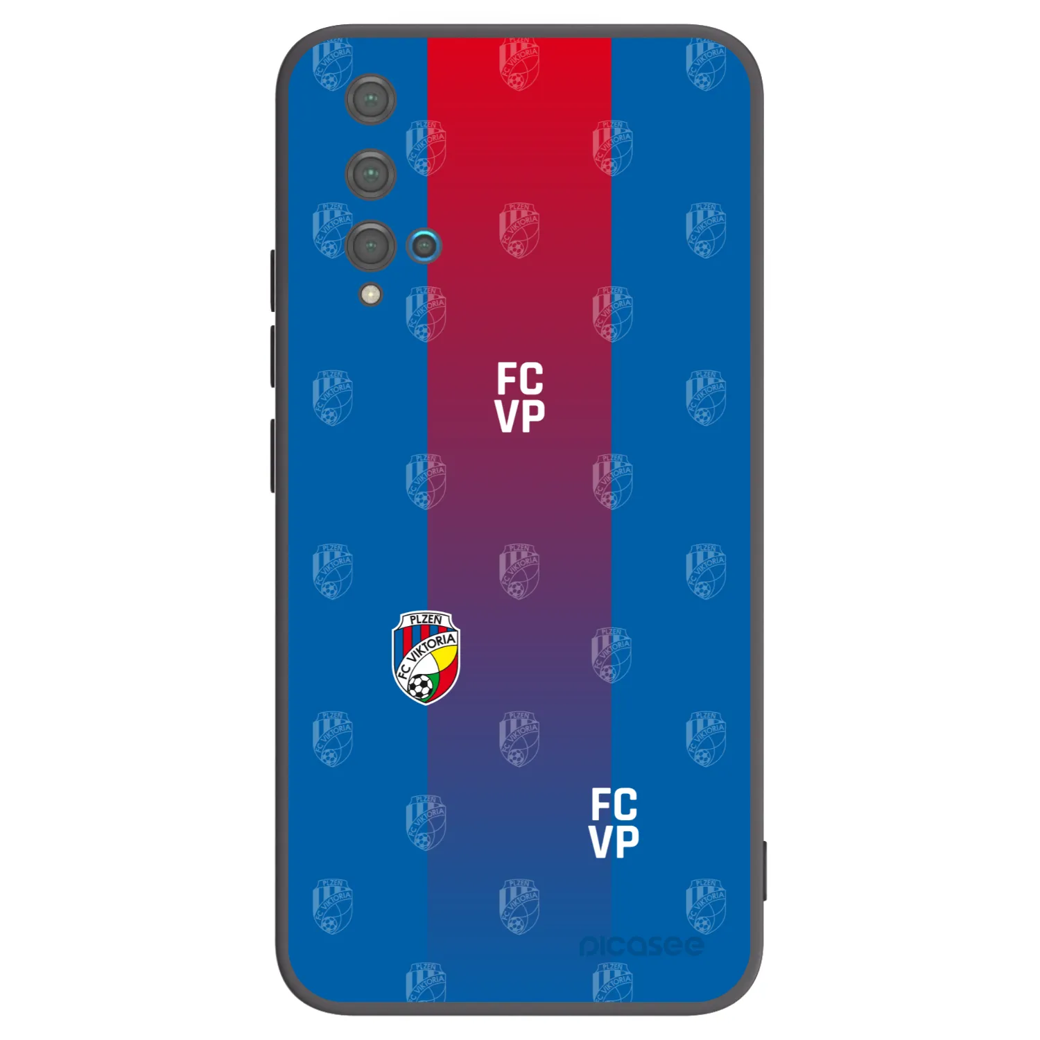 Picasee silikonový černý obal pro Huawei Nova 5T - FC Viktoria Plzeň F