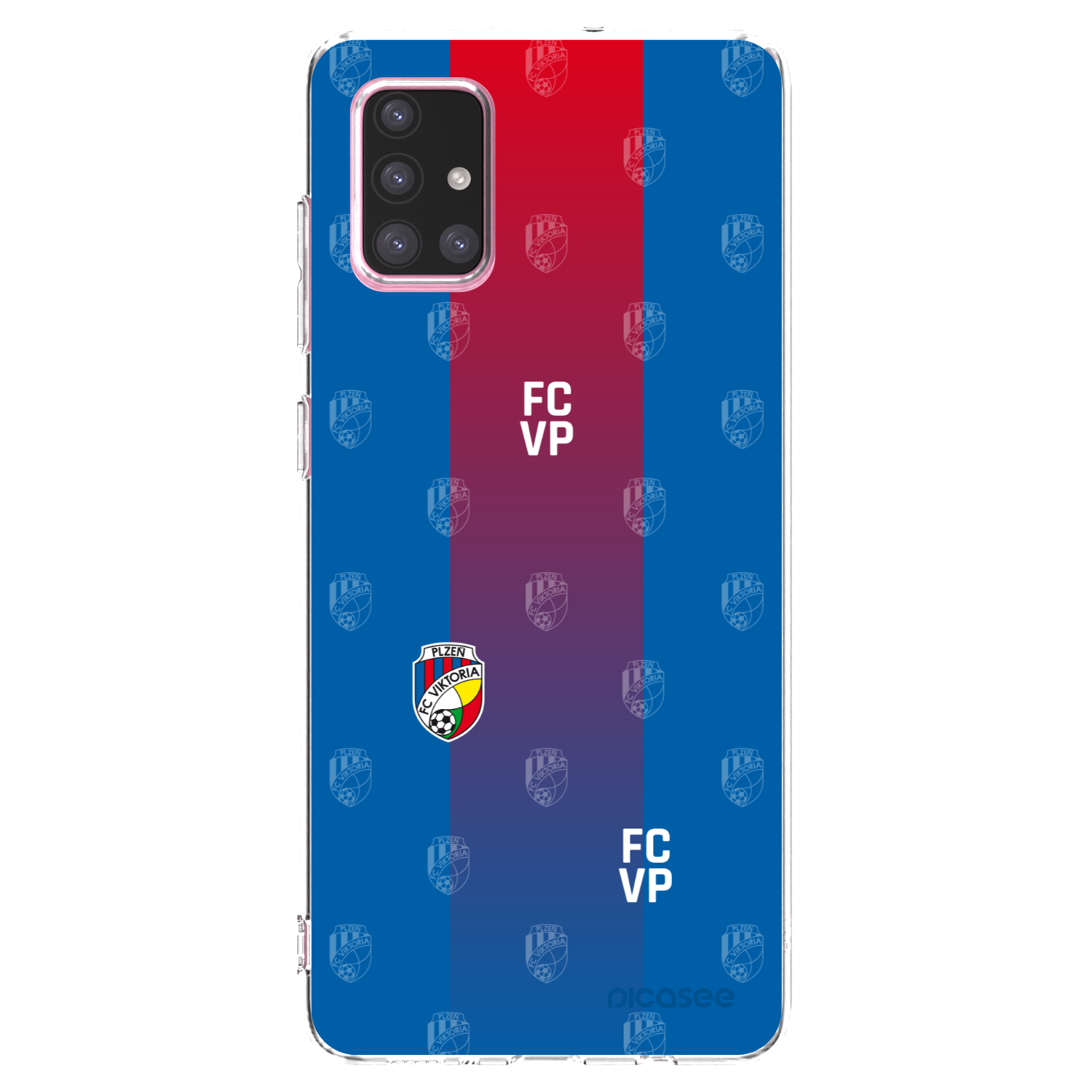 Picasee silikonový průhledný obal pro Samsung Galaxy A71 A715F - FC Viktoria Plzeň F