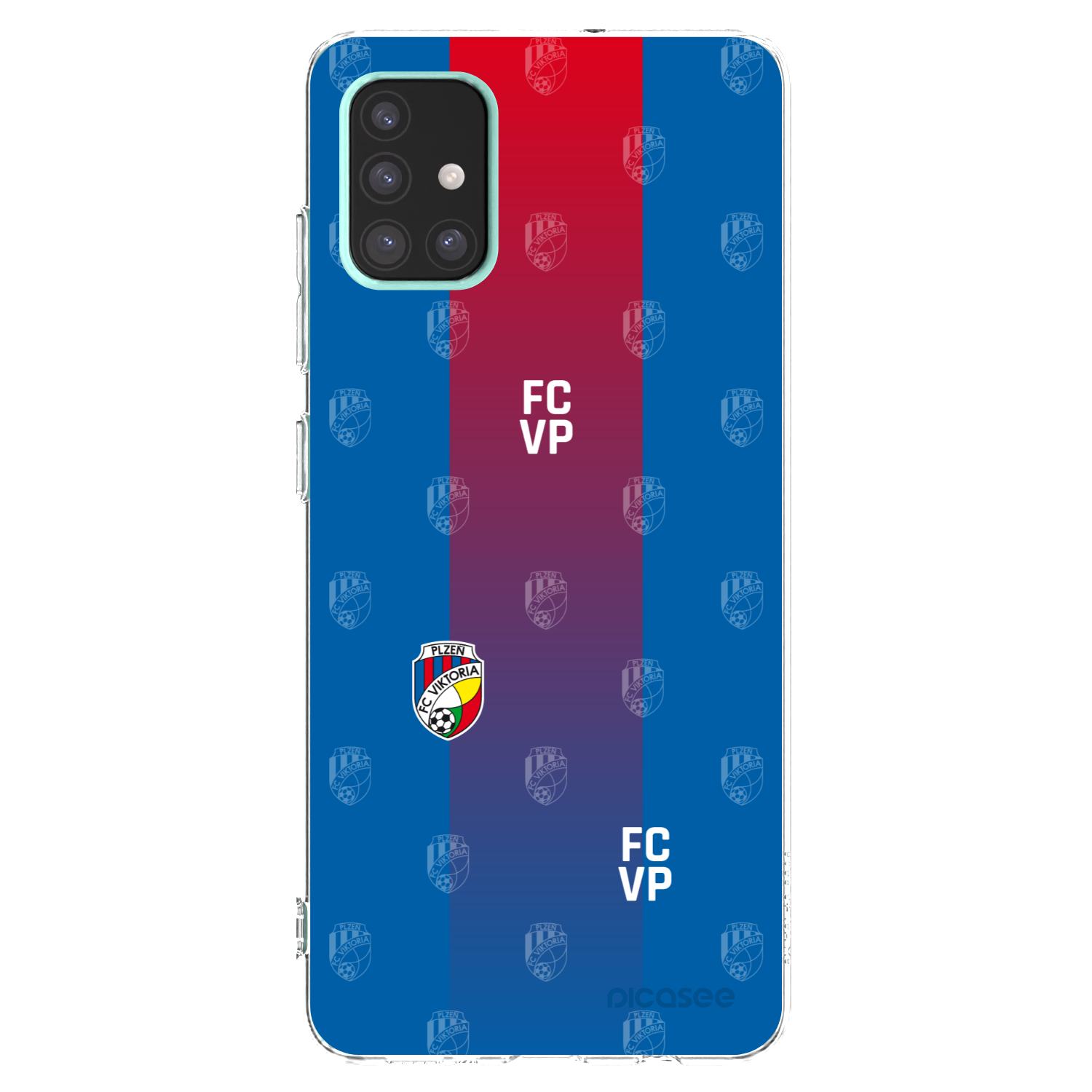 Picasee silikonový průhledný obal pro Samsung Galaxy A51 A515F - FC Viktoria Plzeň F