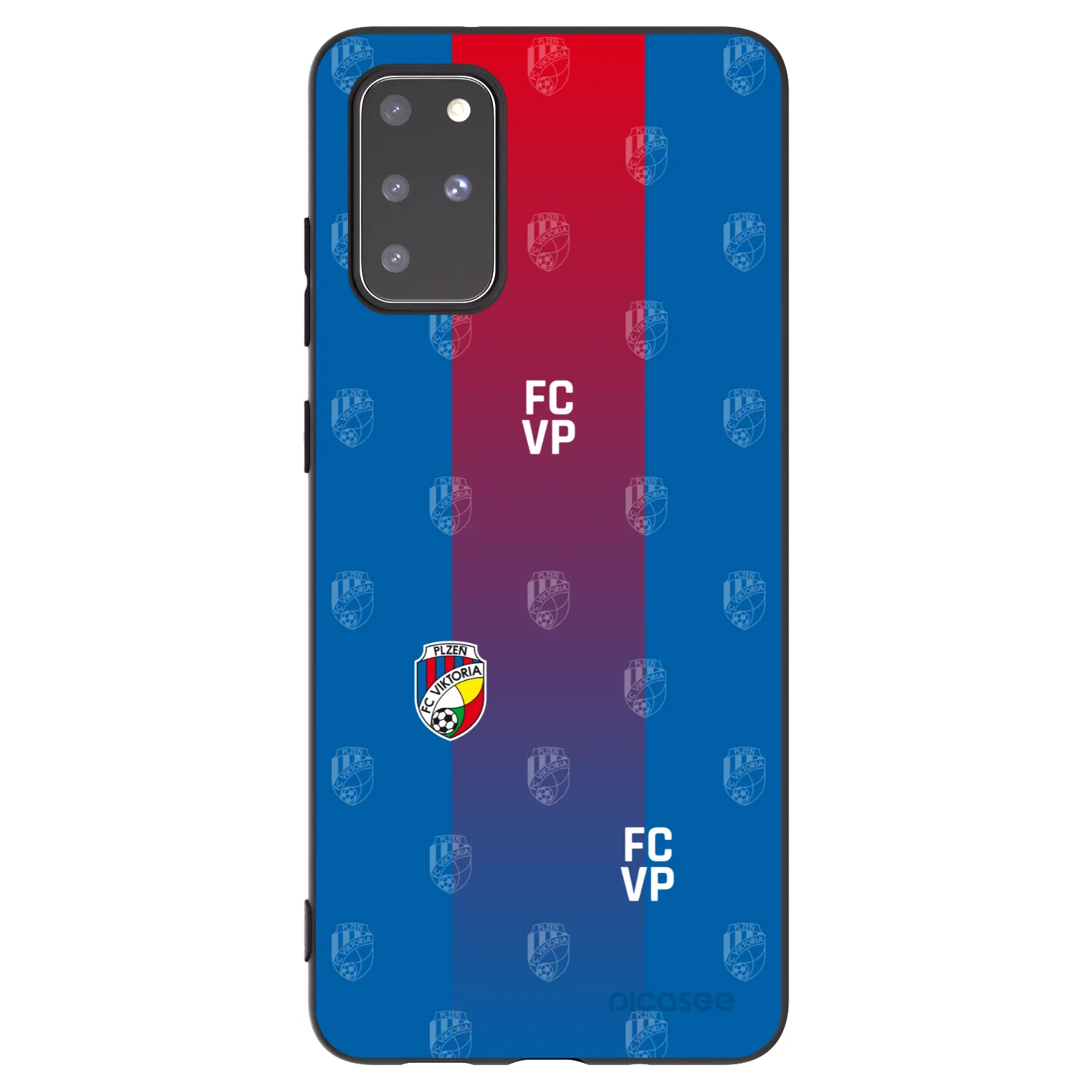 Picasee silikonový černý obal pro Samsung Galaxy S20+ G985F - FC Viktoria Plzeň F