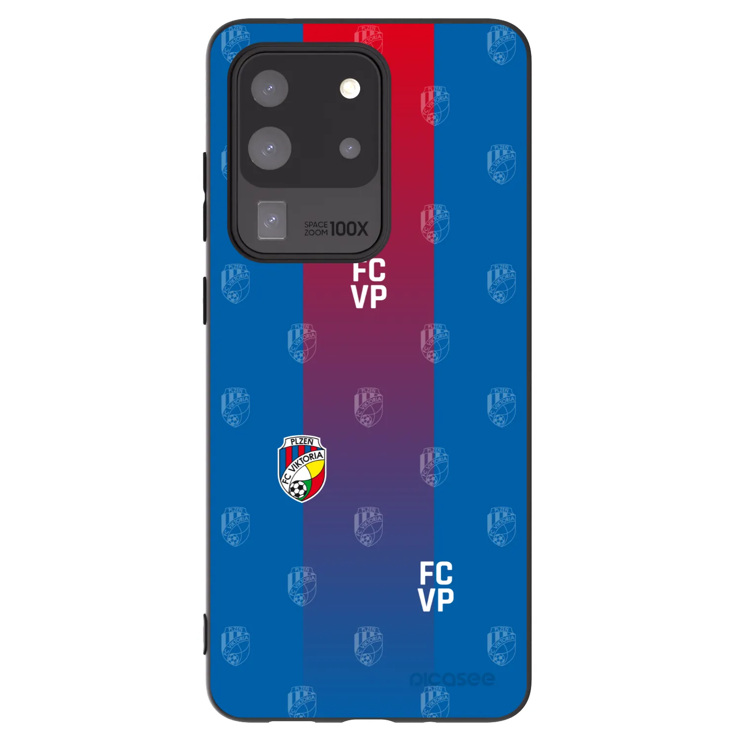Picasee silikonový černý obal pro Samsung Galaxy S20 Ultra 5G G988F - FC Viktoria Plzeň F