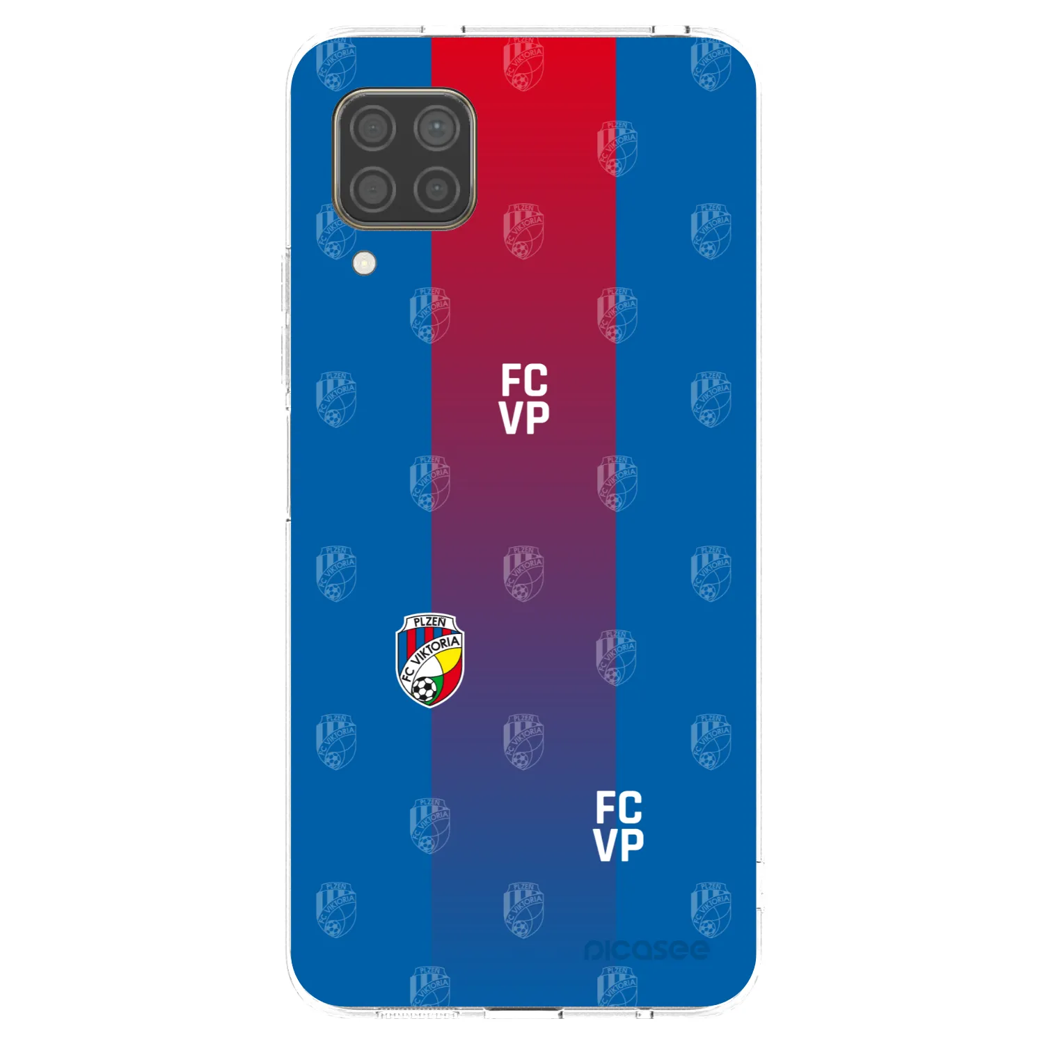 Picasee silikonový průhledný obal pro Huawei P40 Lite - FC Viktoria Plzeň F