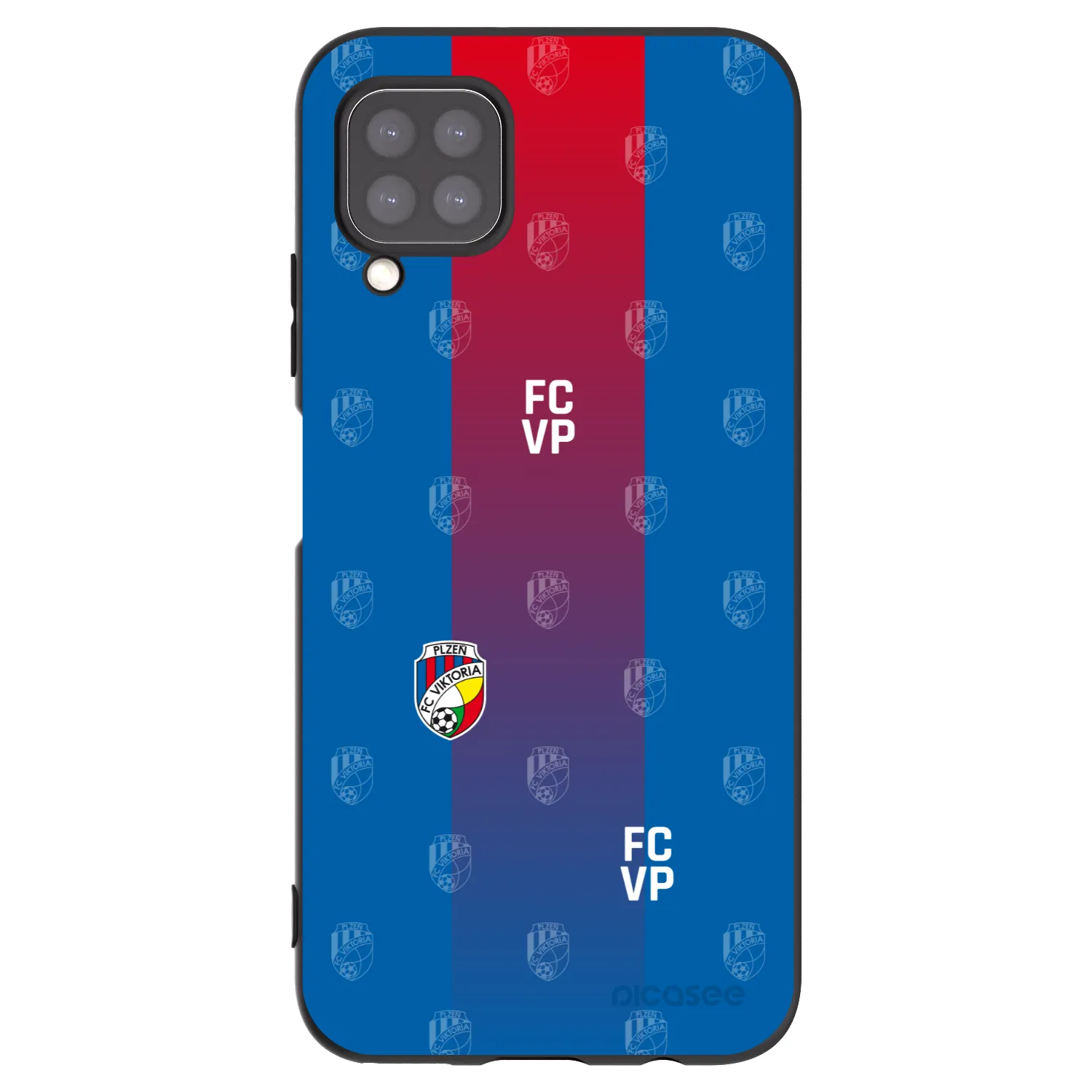Picasee silikonový černý obal pro Huawei P40 Lite - FC Viktoria Plzeň F
