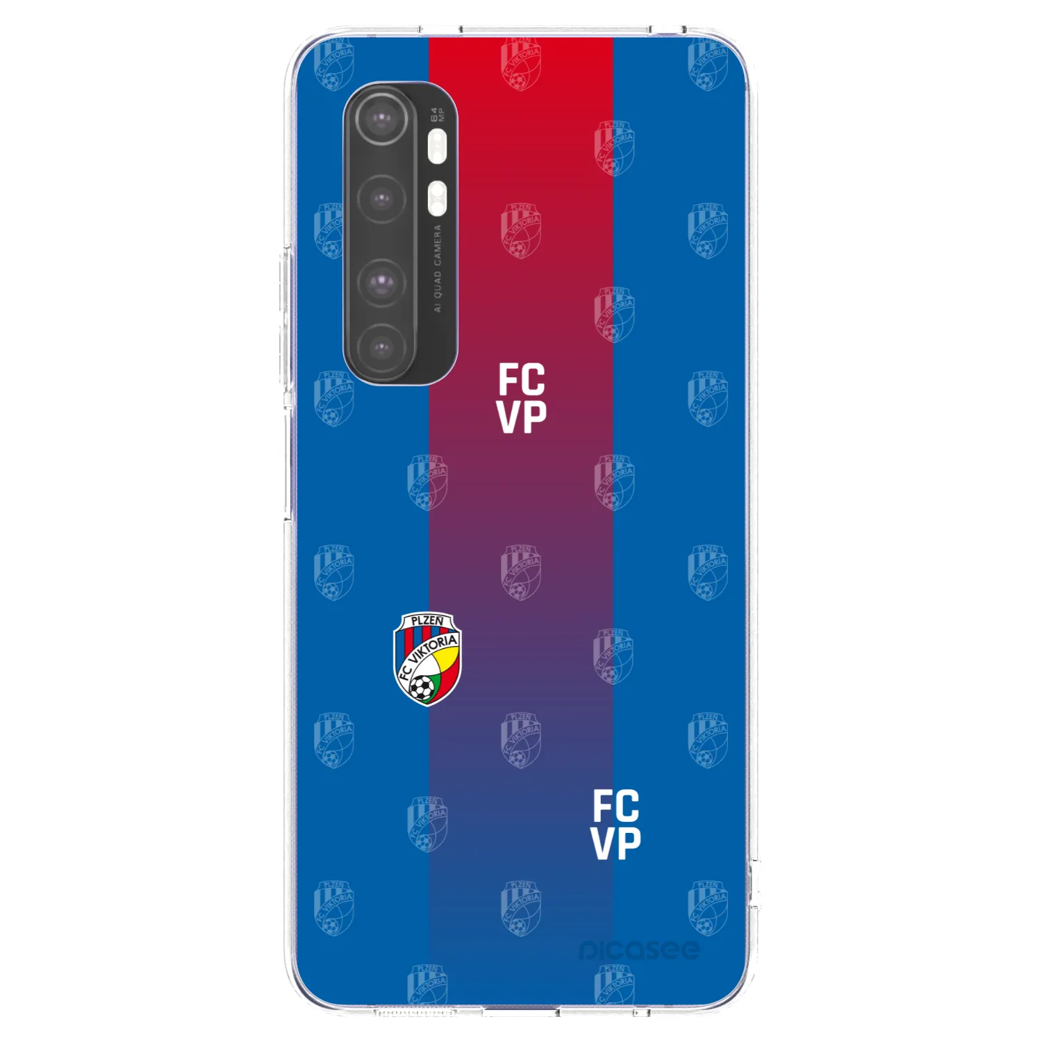 Picasee silikonový průhledný obal pro Xiaomi Mi Note 10 Lite - FC Viktoria Plzeň F
