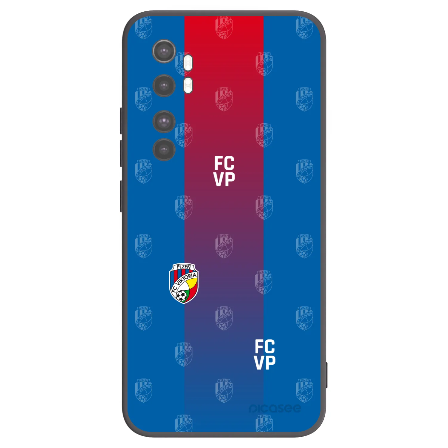 Picasee silikonový černý obal pro Xiaomi Mi Note 10 Lite - FC Viktoria Plzeň F