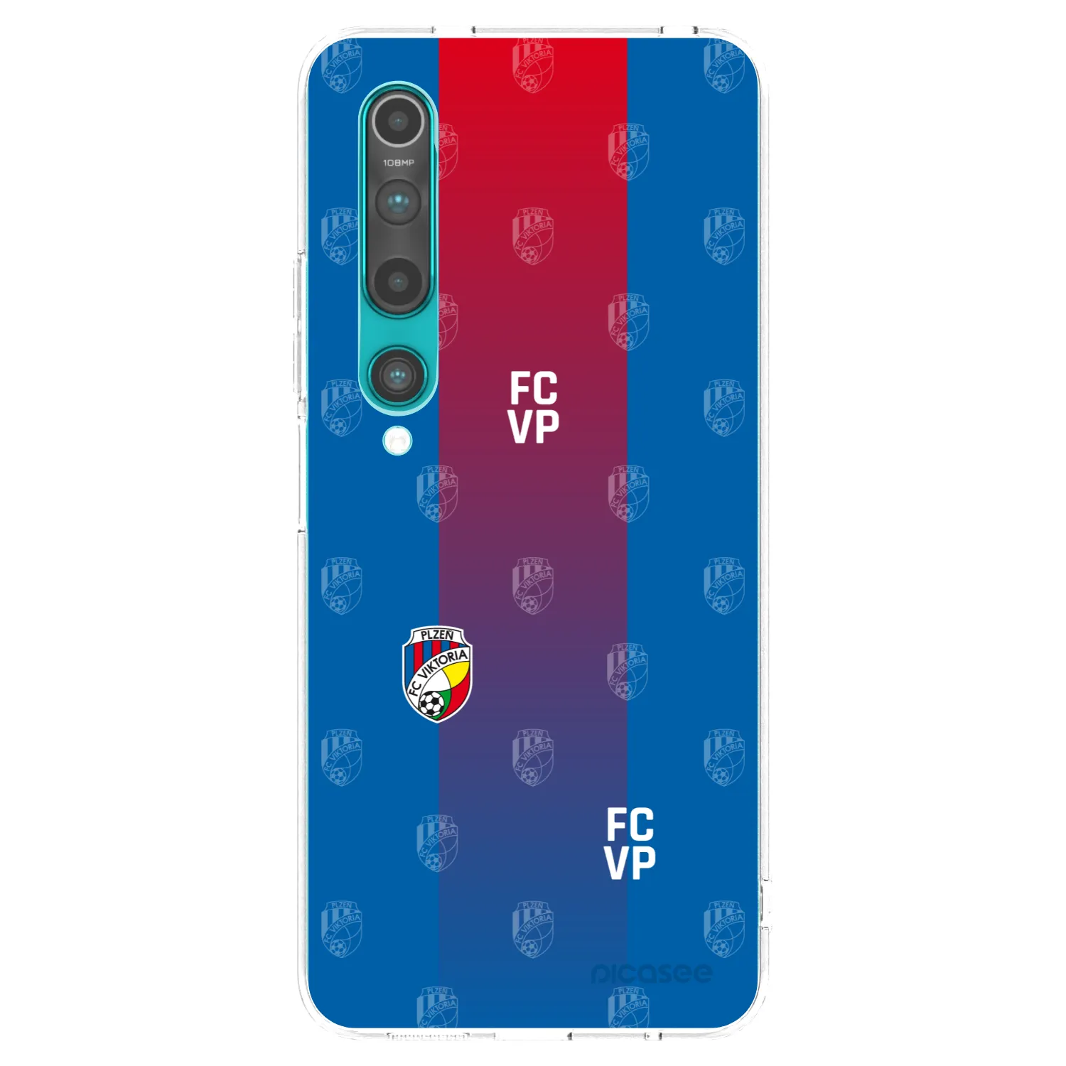 Picasee silikonový průhledný obal pro Xiaomi Mi 10 - FC Viktoria Plzeň F