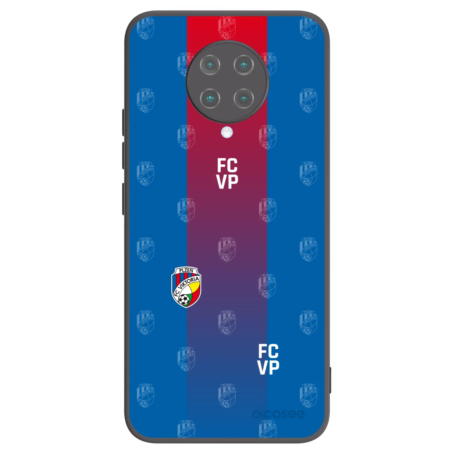 Picasee silikonový černý obal pro Xiaomi Poco F2 Pro - FC Viktoria Plzeň F