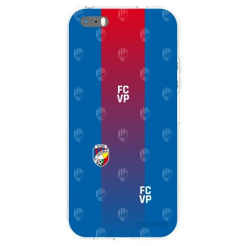 Picasee silikonový průhledný obal pro Apple iPhone 5/5S/SE - FC Viktoria Plzeň F