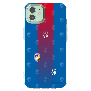 Picasee silikonový průhledný obal pro Apple iPhone 12 - FC Viktoria Plzeň F