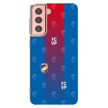 Picasee silikonový průhledný obal pro Samsung Galaxy S21 5G G991B - FC Viktoria Plzeň F