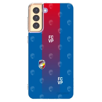 Picasee silikonový průhledný obal pro Samsung Galaxy S21+ 5G G996F - FC Viktoria Plzeň F