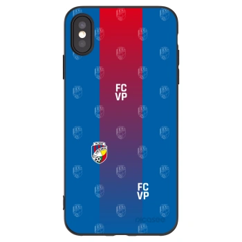 Picasee silikonový černý obal pro Apple iPhone XS Max - FC Viktoria Plzeň F