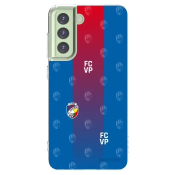 Picasee silikonový průhledný obal pro Samsung Galaxy S21 FE 5G - FC Viktoria Plzeň F