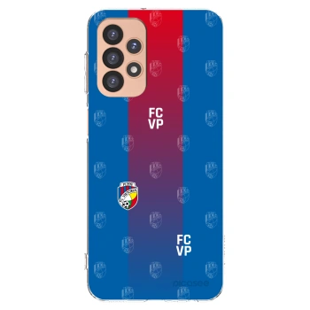 Picasee silikonový průhledný obal pro Samsung Galaxy A23 A236B 5G - FC Viktoria Plzeň F
