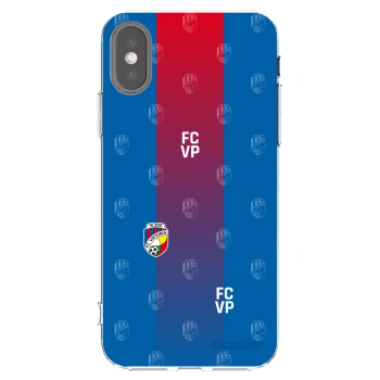 Picasee silikonový průhledný obal pro Apple iPhone X/XS - FC Viktoria Plzeň F