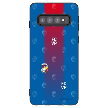 Picasee silikonový černý obal pro Samsung Galaxy S10 G973 - FC Viktoria Plzeň F